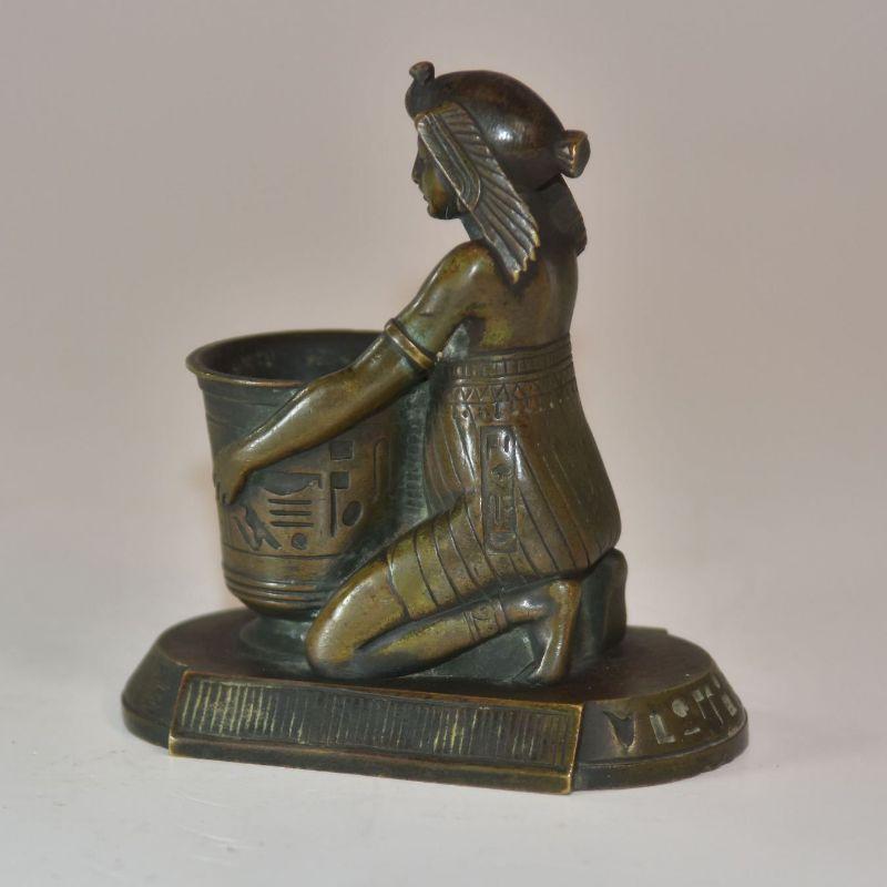 Bronze Pyrogène Jeune bronze égyptien Egyptomania, Fin du 19e siècle en vente