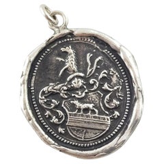 Pyrrha Sterling Silver Heart of the Wolf Talisman #17848