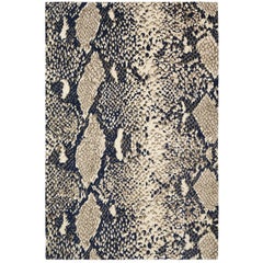 Python Glory Hand-Knotted 10x8 Rug in Wool and Silk by Diane von Furstenberg