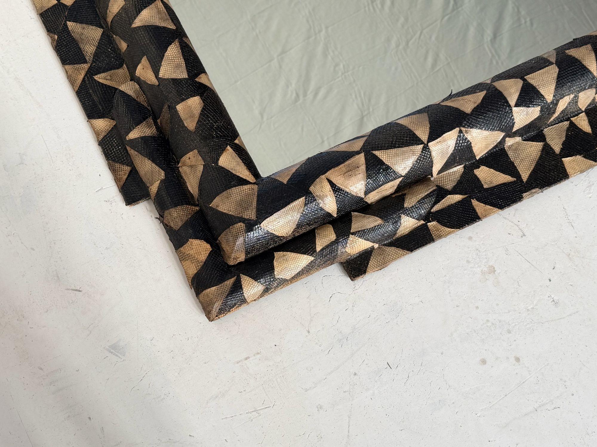 American Python Mirror, Harold Zimmerman Collection, 1988 For Sale