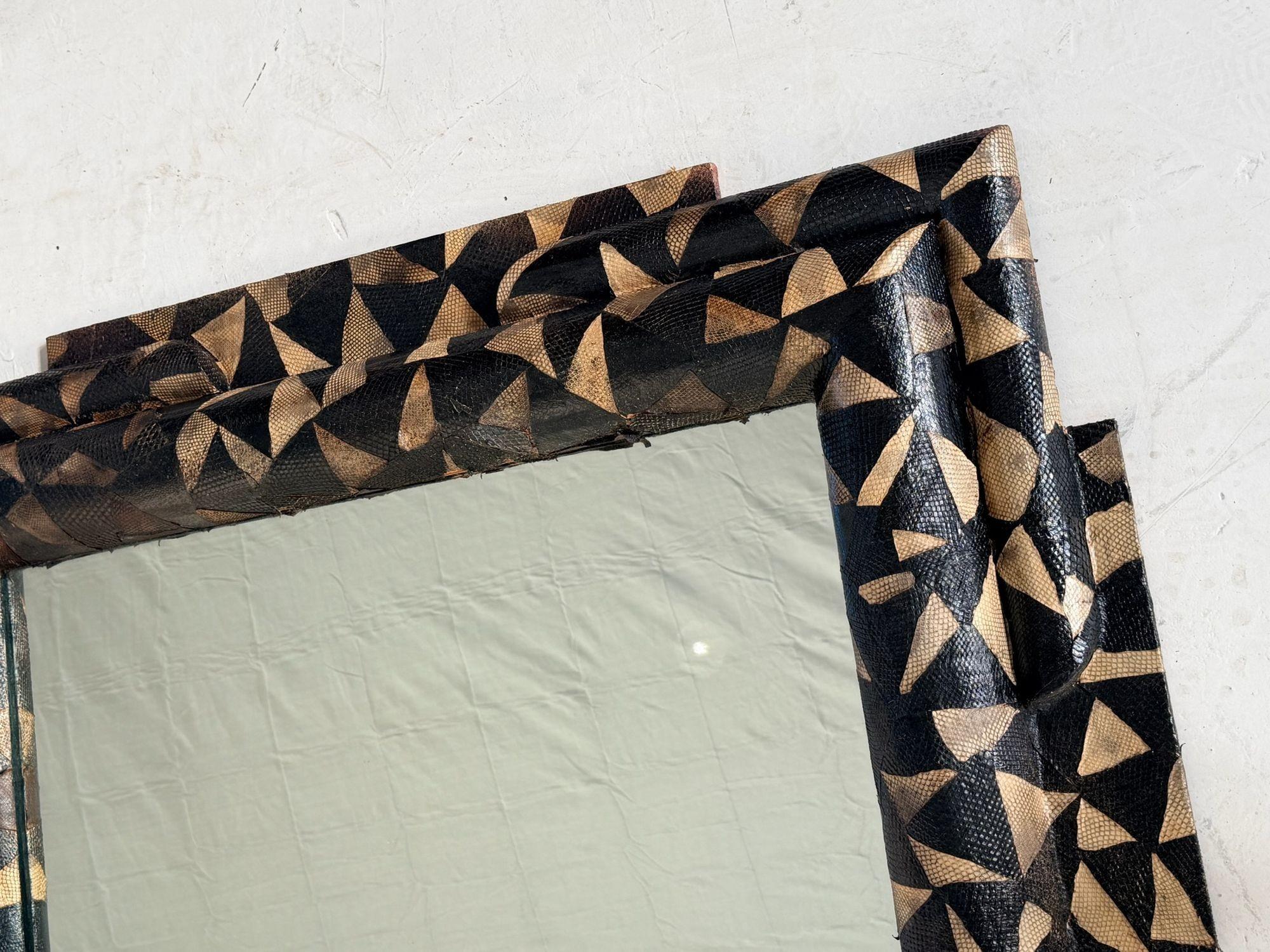 Python Mirror, Harold Zimmerman Collection, 1988 In Good Condition For Sale In Chicago, IL