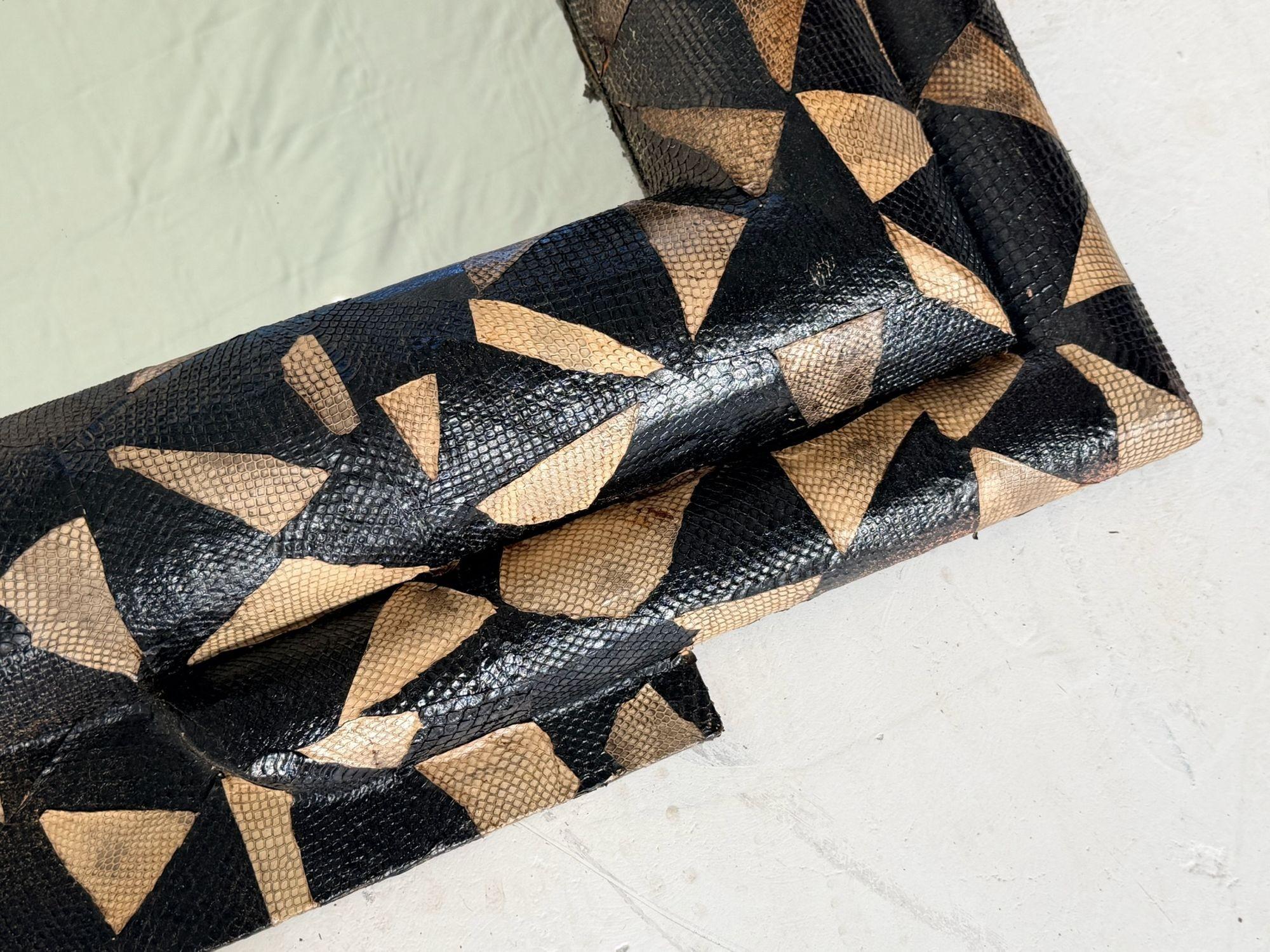 Late 20th Century Python Mirror, Harold Zimmerman Collection, 1988 For Sale