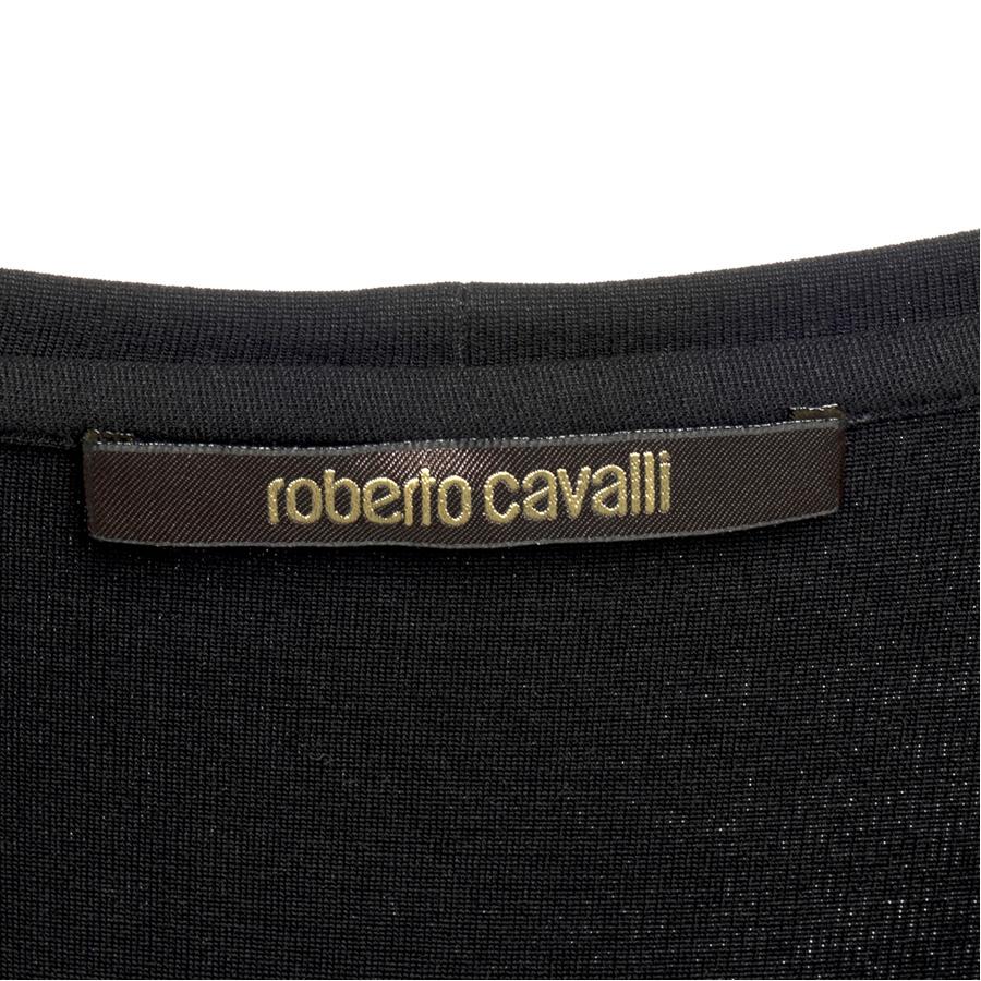Gray Roberto Cavalli Python printed dress size 42 For Sale