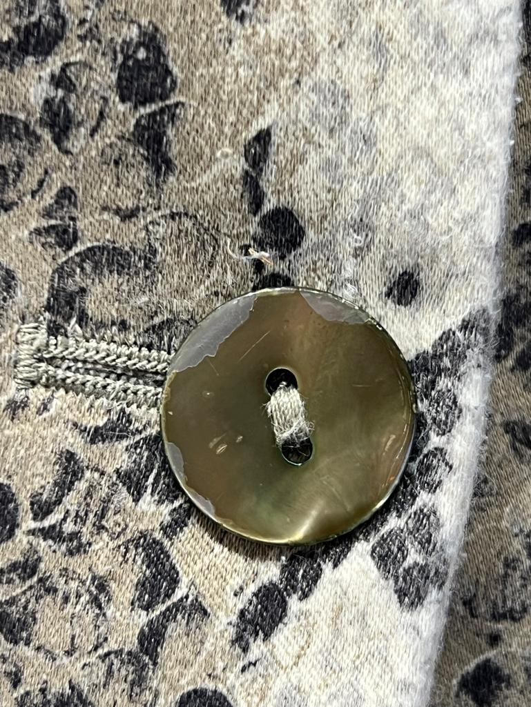Veste à simple boutonnage imprimée en python Roberto Cavalli en vente 3