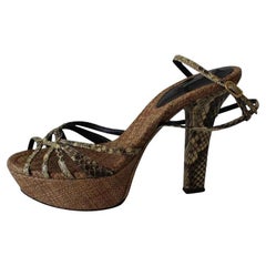 Dolce & Gabbana Python sandal size 37