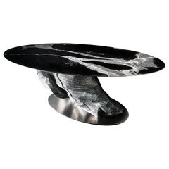 PythonBlack Granite II "Meteorite" design by Giò Pozzi for Officina della Scala