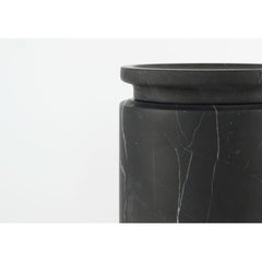 Pyxis, Medium Pot, Black by Ivan Colominas