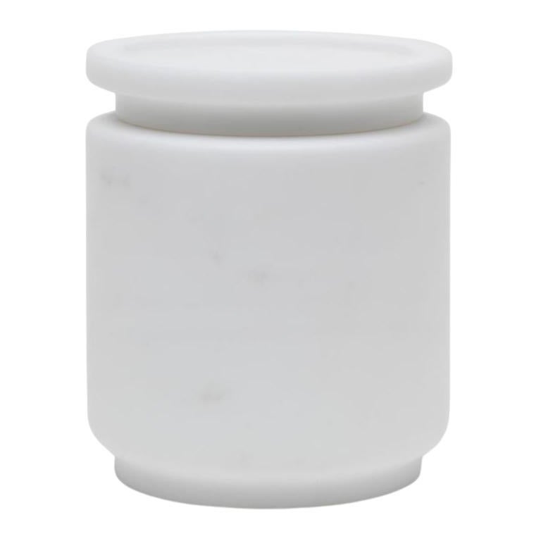 Pyxis, Medium Pot, White by Ivan Colominas For Sale