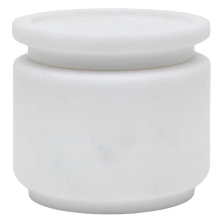 Pyxis, Small Pot, White by Ivan Colominas For Sale