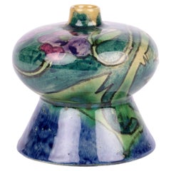 PZH Zuid Holland Gouda Miniature Hand Painted Pottery Vase
