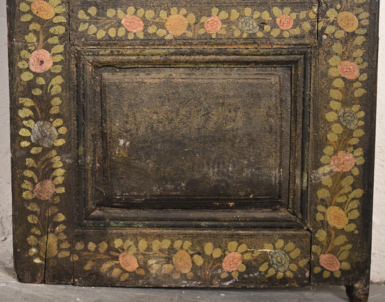 Qajar Art, Türenset mit wichtigen Szenen des persischen Lebens verziert im Angebot 1