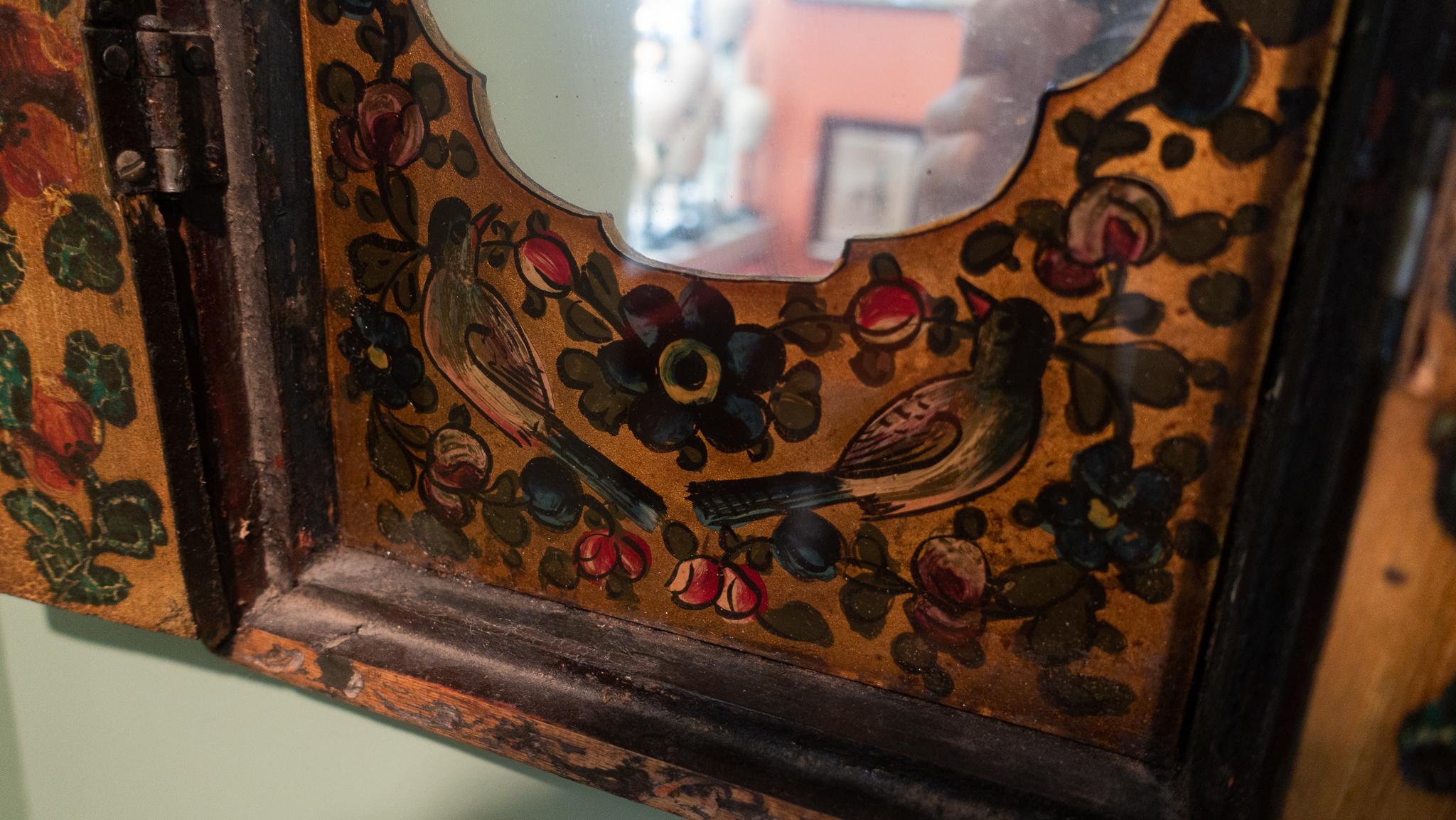 Miroir Qajar:: 19ème siècle Bon état à New York, NY