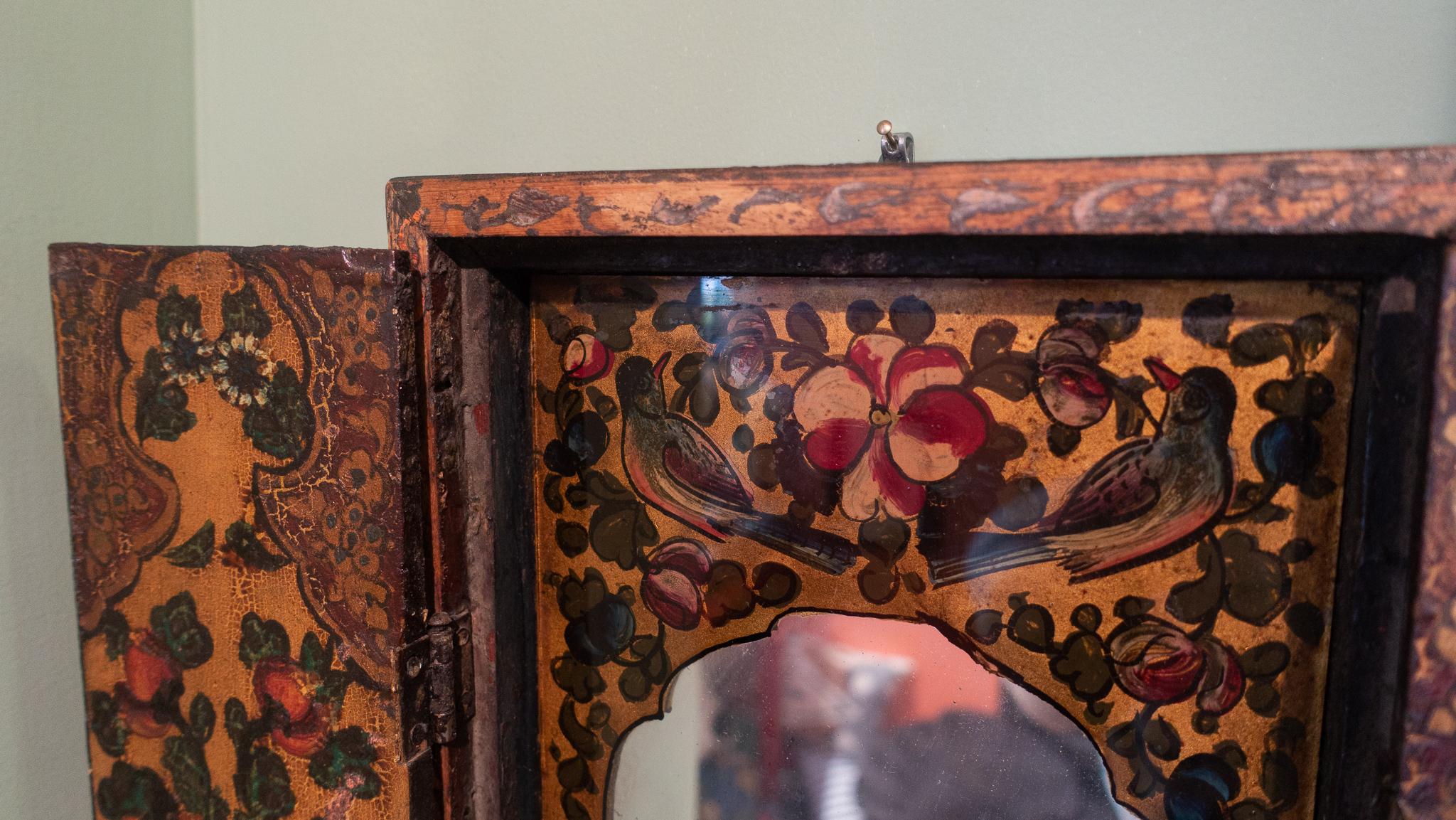 Glass Qajar Mirror, 19th Century