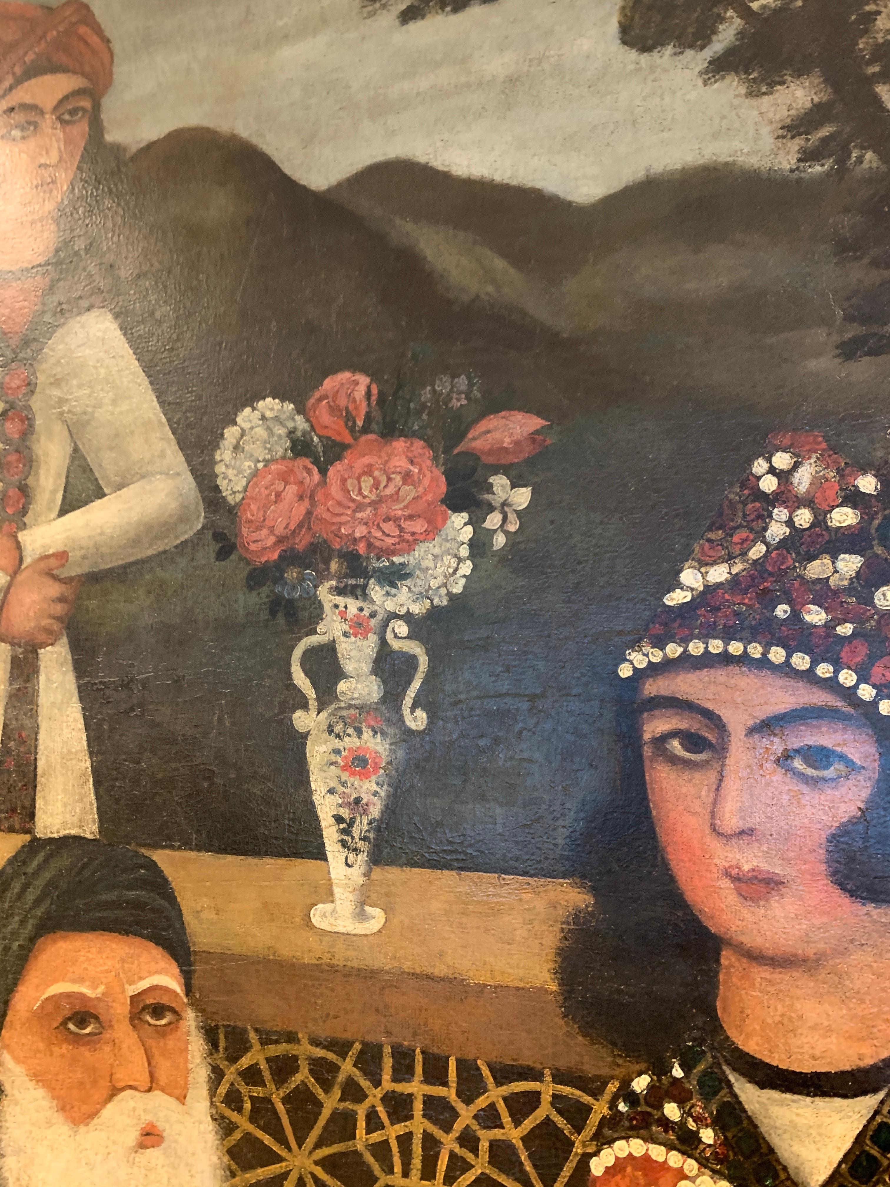 qajar painting for sale
