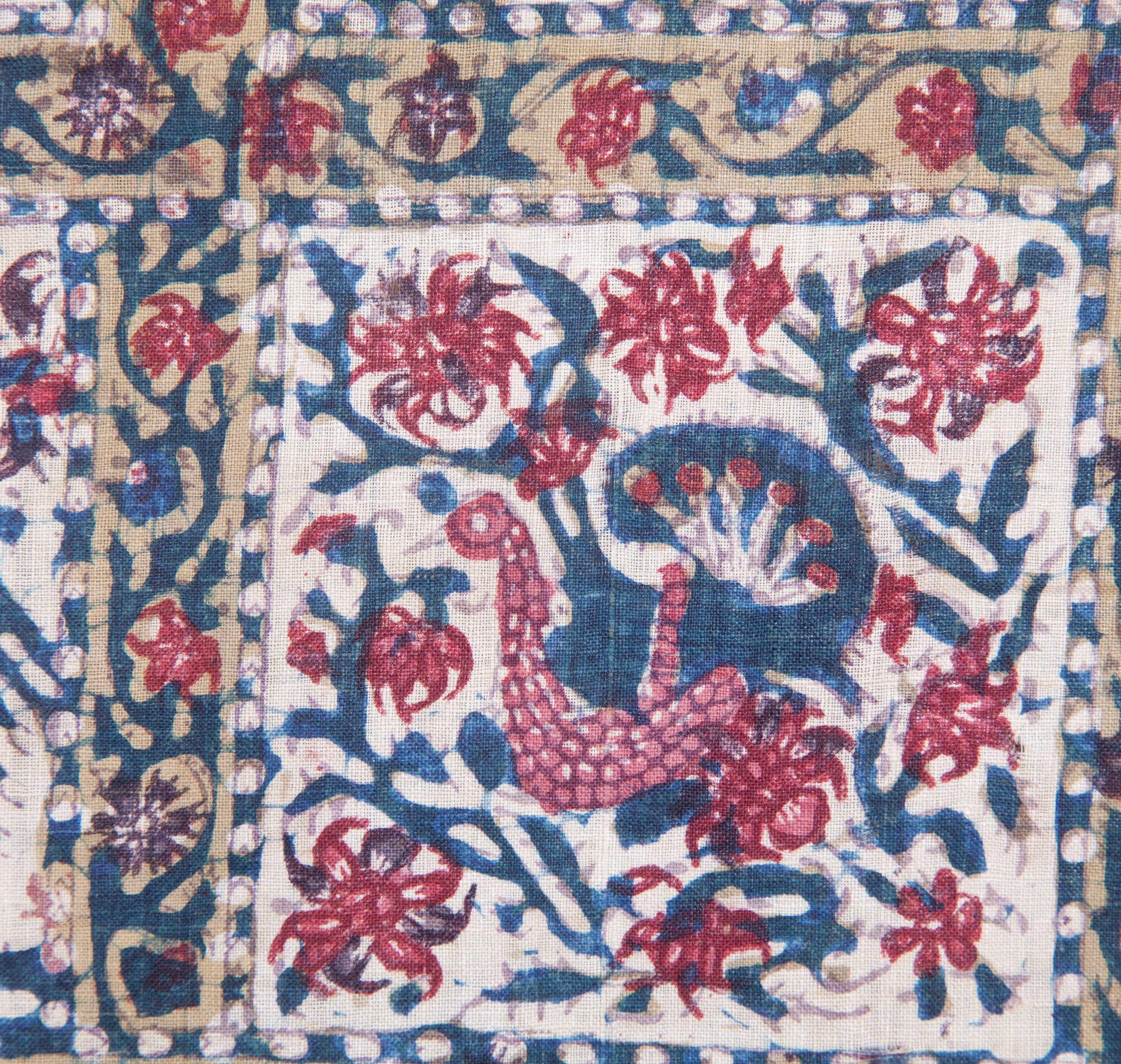 Qalamkar Panel from India, Mid-19th Century 1