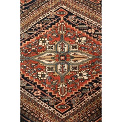 Antique 1920s Qashqai Persian Rug, Wool, 11' x 17'