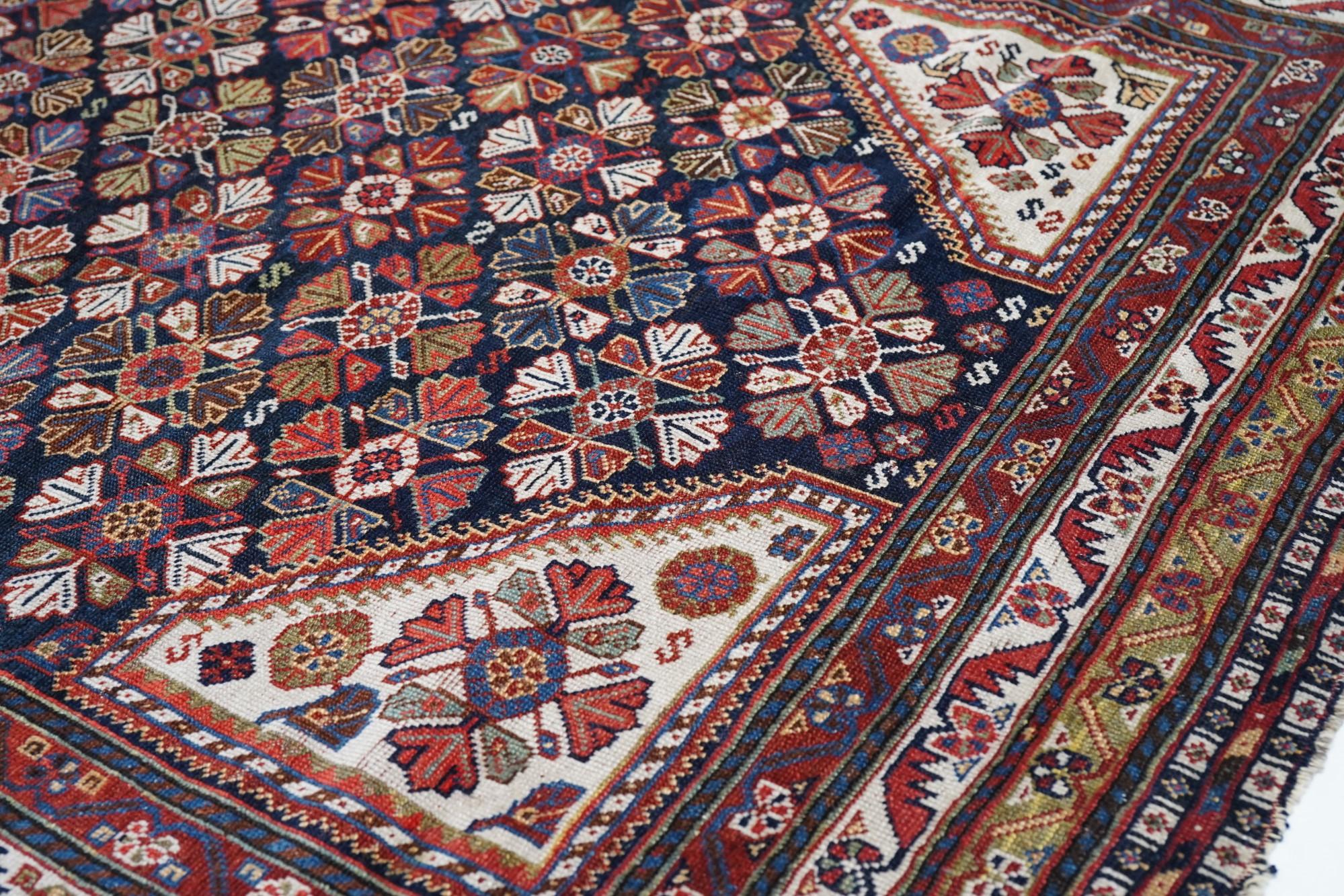 Early 20th Century Qashqai Rug For Sale