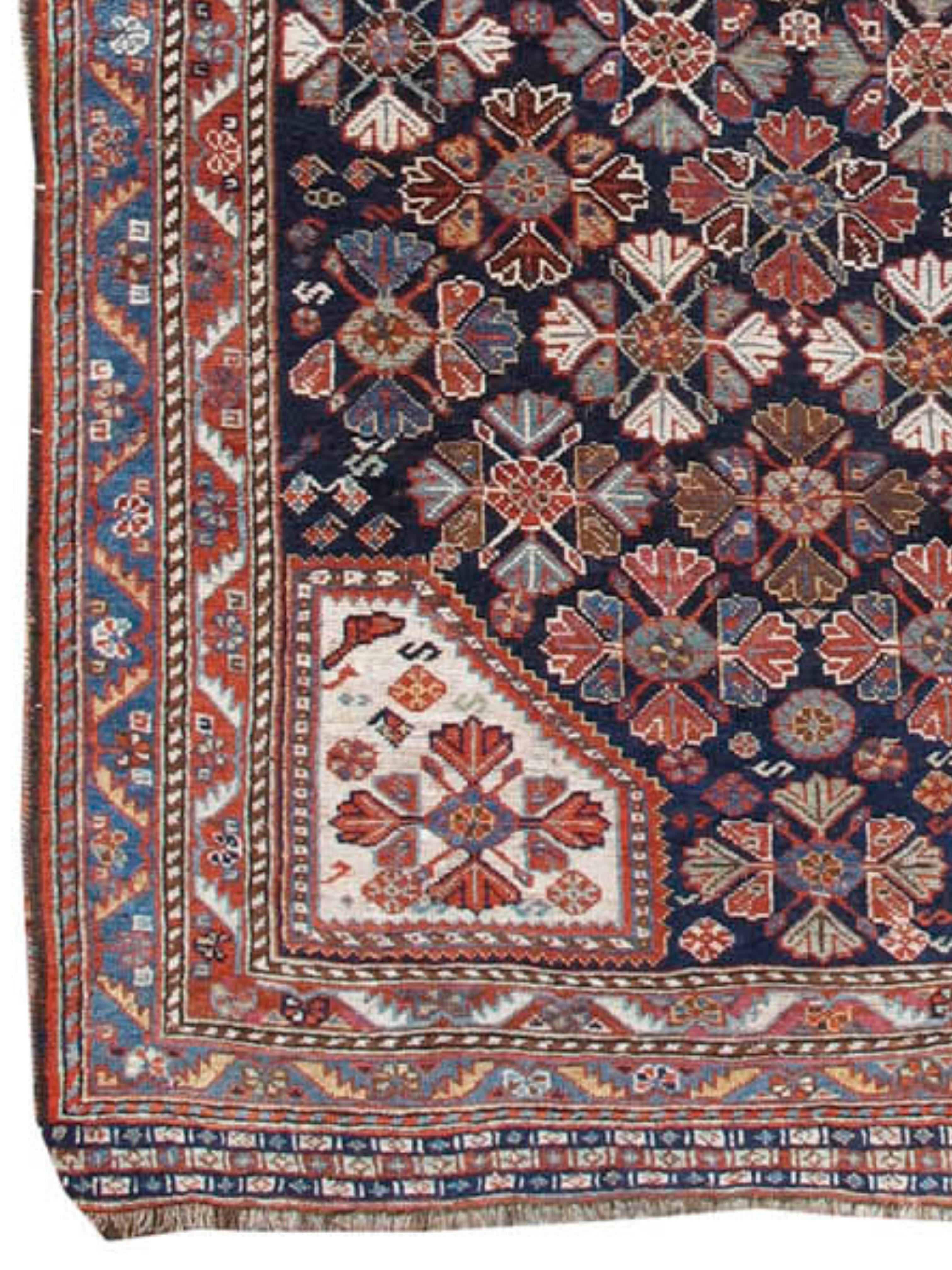 Qashqai-Teppich, um 1900 im Zustand „Hervorragend“ im Angebot in San Francisco, CA