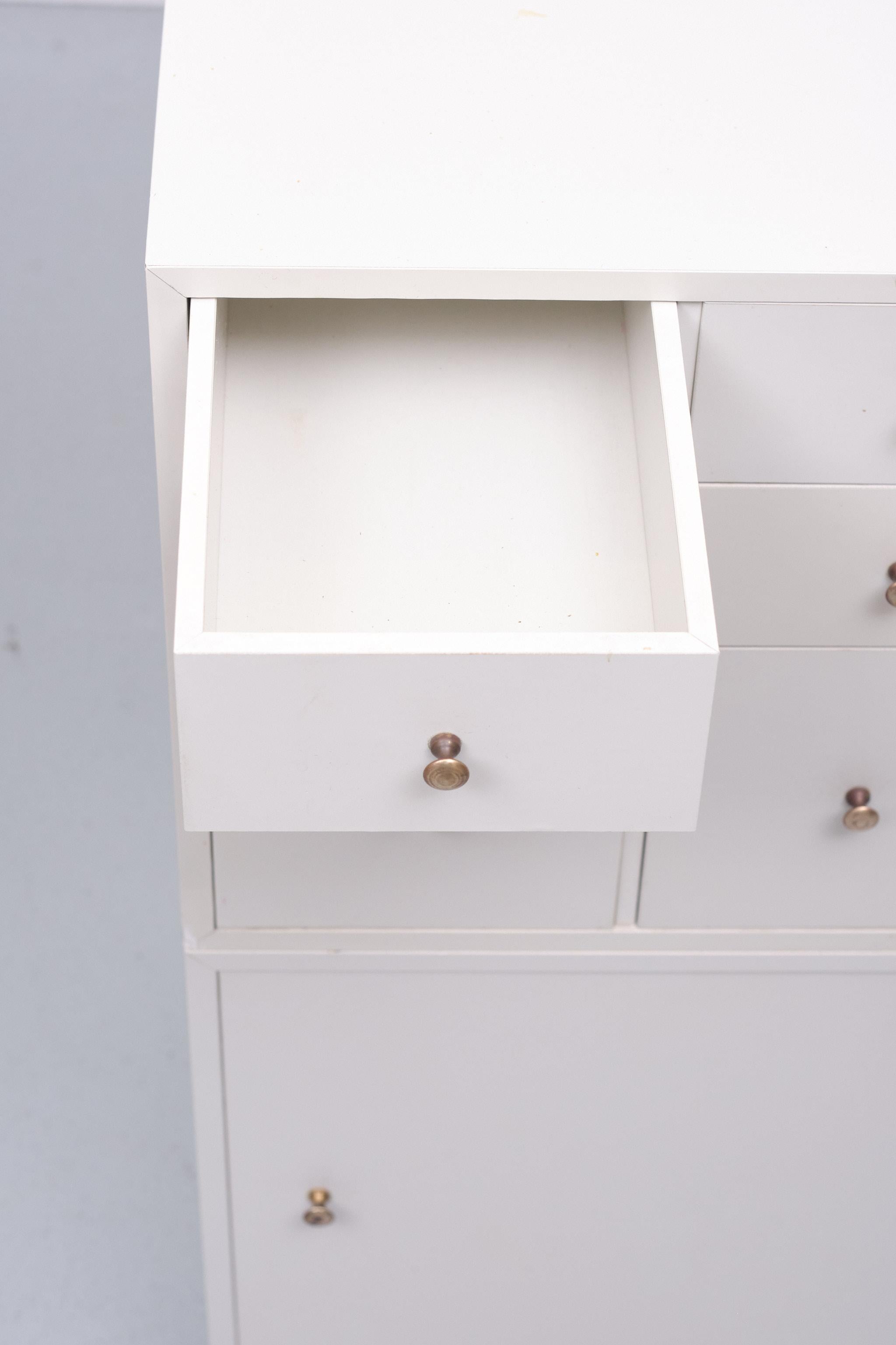 Mid-20th Century Qbus Storage Cabinets Cees Braakman for Pastoe 1960s 