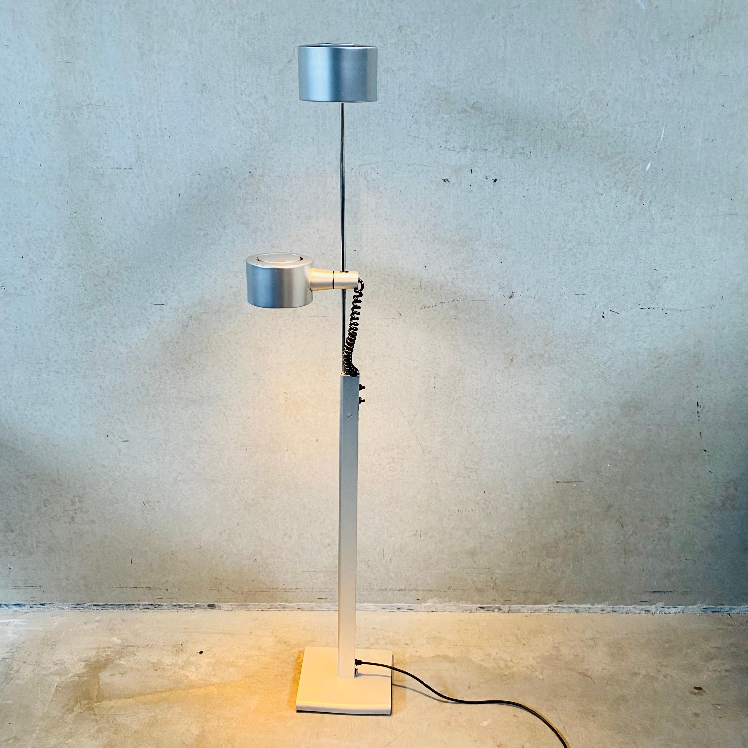 QC Twin Spotlicht Floor Lamp by Ronald Homes for Conelicht Limited, UK, 1970s For Sale 6