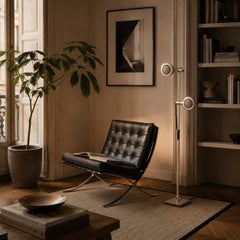 QC Twin Spotlicht Stehlampe von Ronald Homes für Conelicht Limited, UK, 1970er Jahre