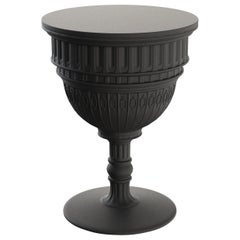 Modern Neoclassic Black Plastic Side Table by Studio Job