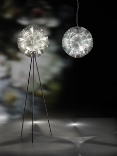 Modern  Dimmable 3D Cube and Triangular Pyramid Pitagora Floor Lamp