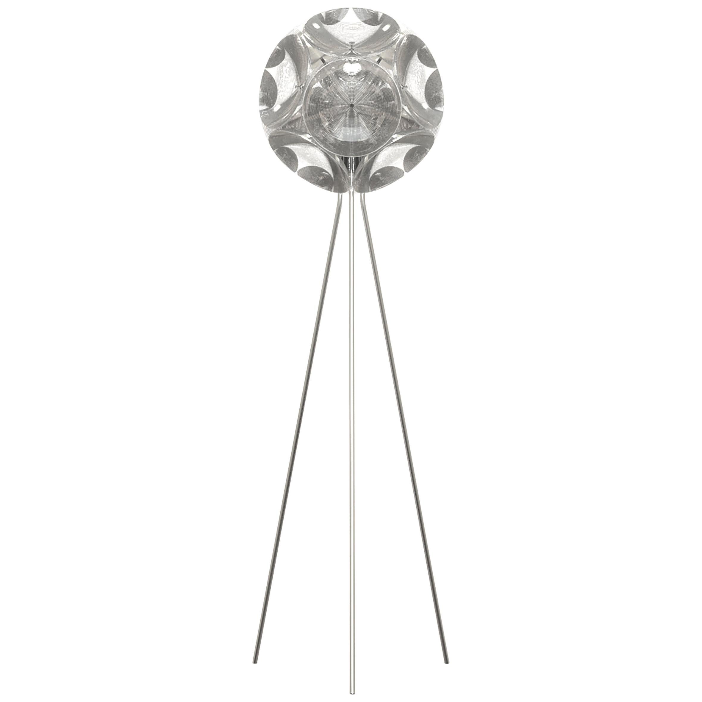 Modern  Dimmable 3D Cube and Triangular Pyramid Pitagora Floor Lamp For Sale