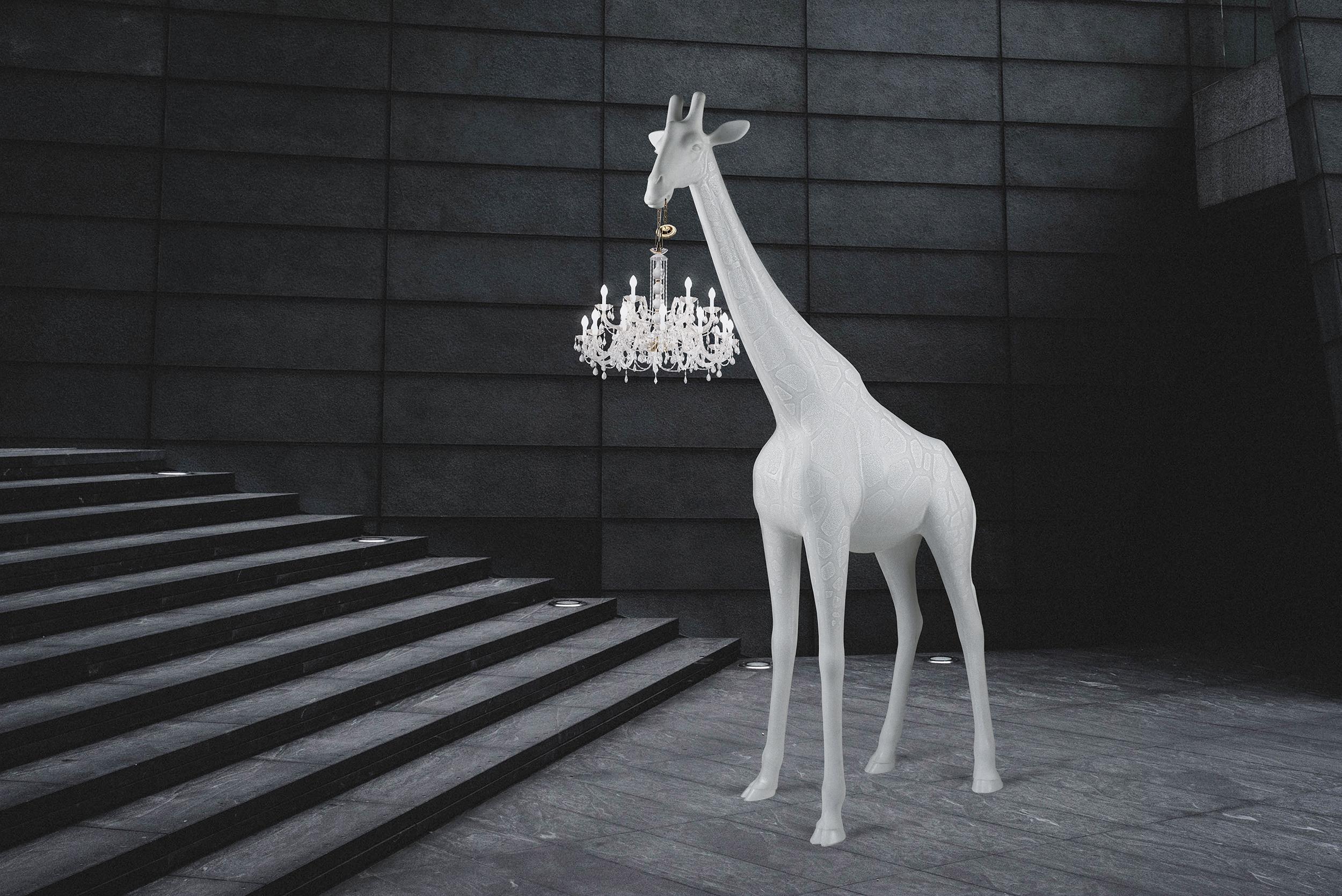 outdoor giraffe chandelier