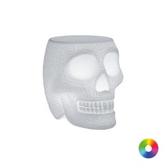 Modern Mexican Calavera Skull Stool or Side Table Lamp By Studio Job