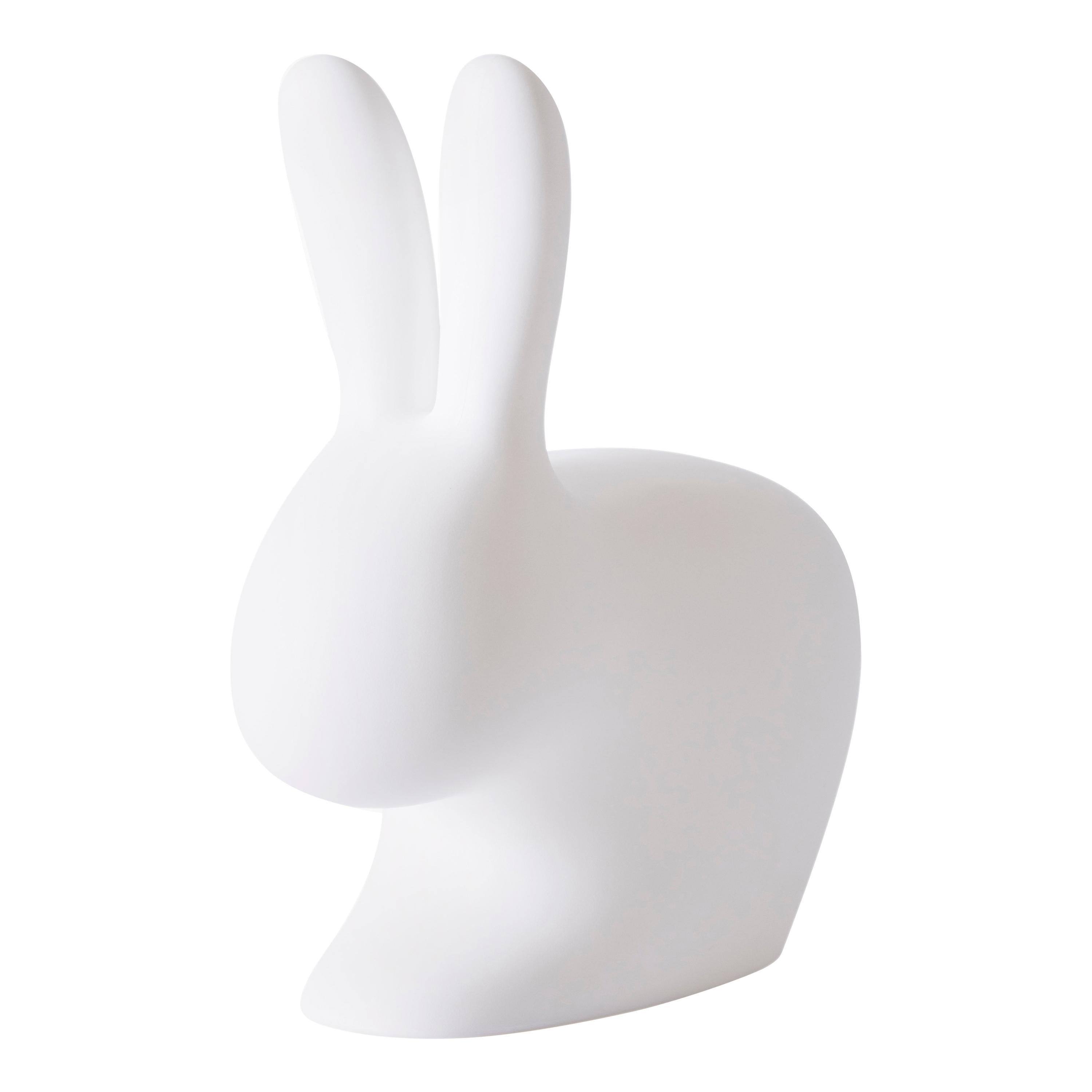 Modern Small White Rabbit Decorative Lamp By Stefano Giovannoni