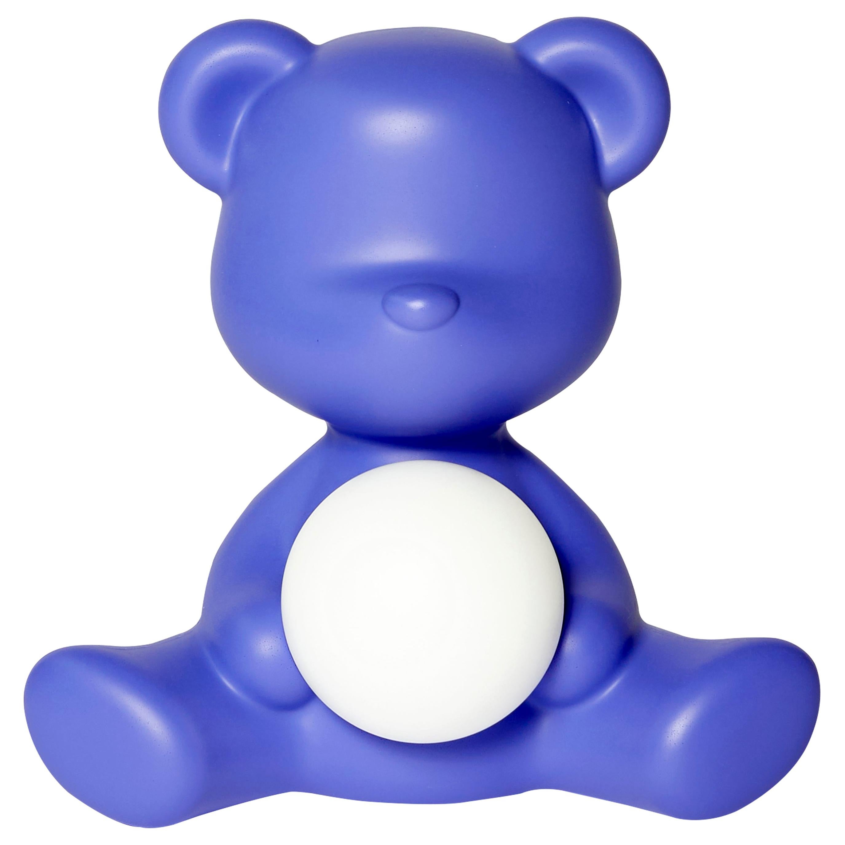 En vente : Purple (Violet) Lampe de bureau moderne en forme d'ours Teddy, violet, vert, orange, rose, blanc, bleu, noir ou jaune