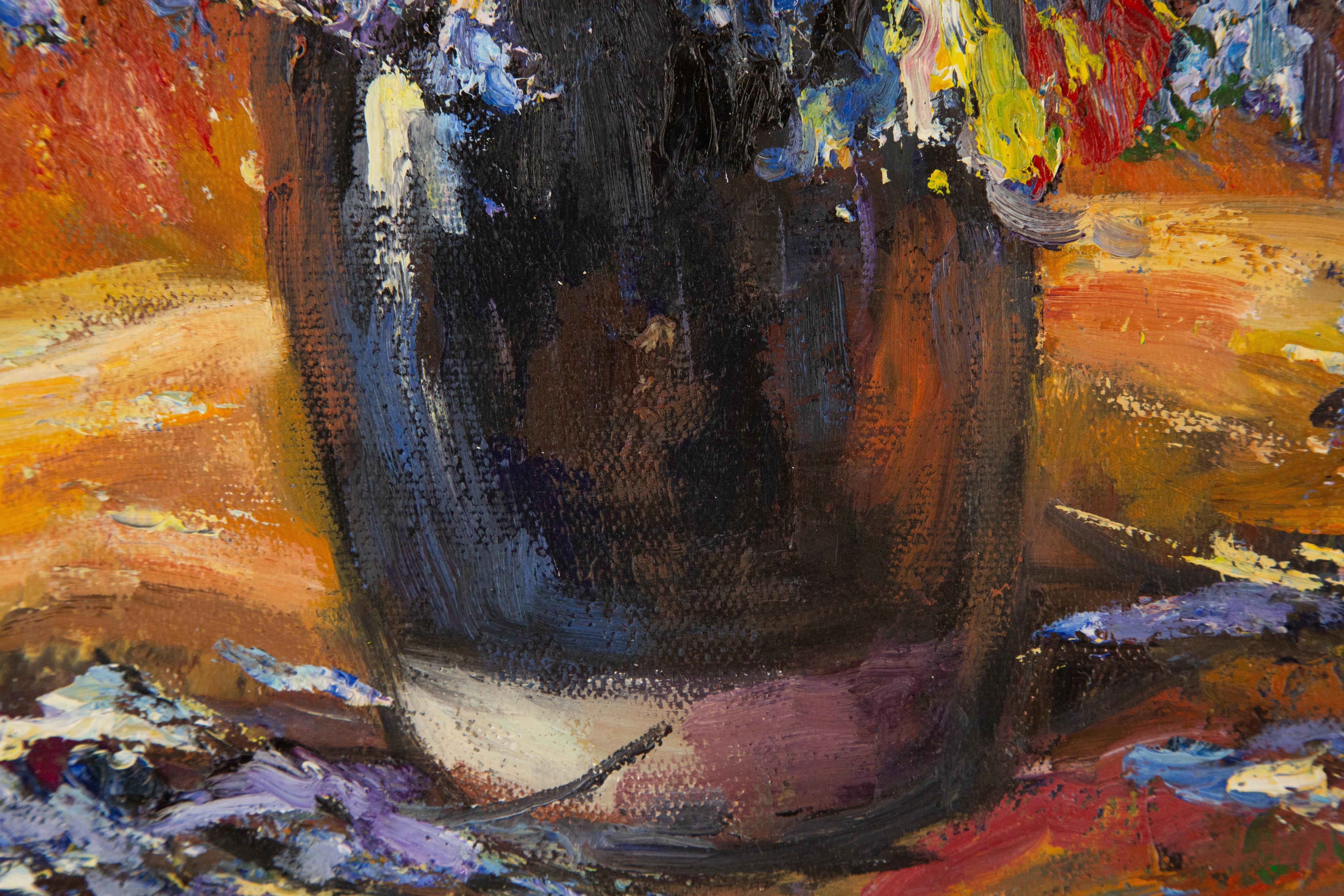 Qi Chen Still Life Original Oil On Canvas 