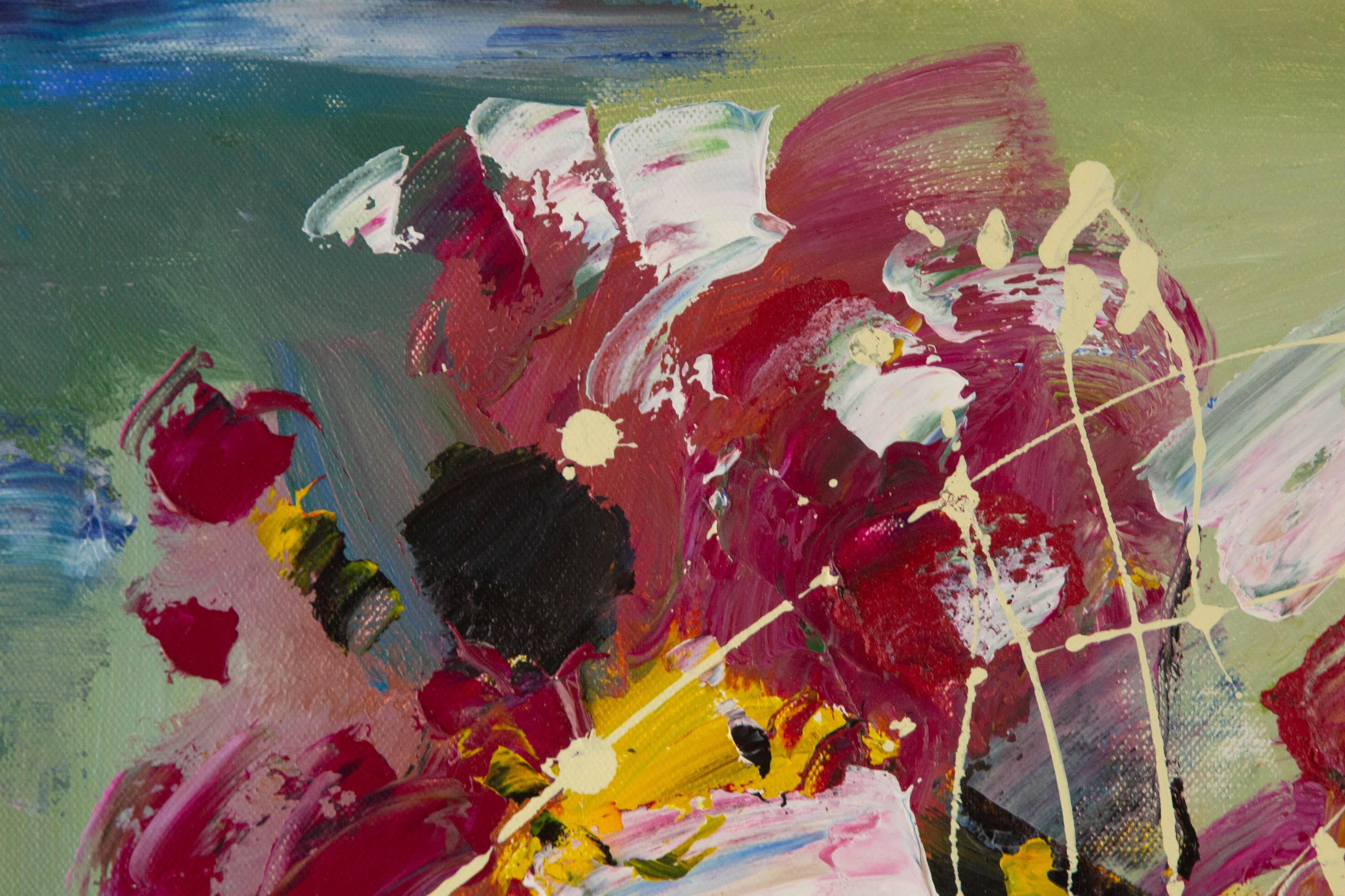 Qiang Li Abstract Original Oil On Canvas 