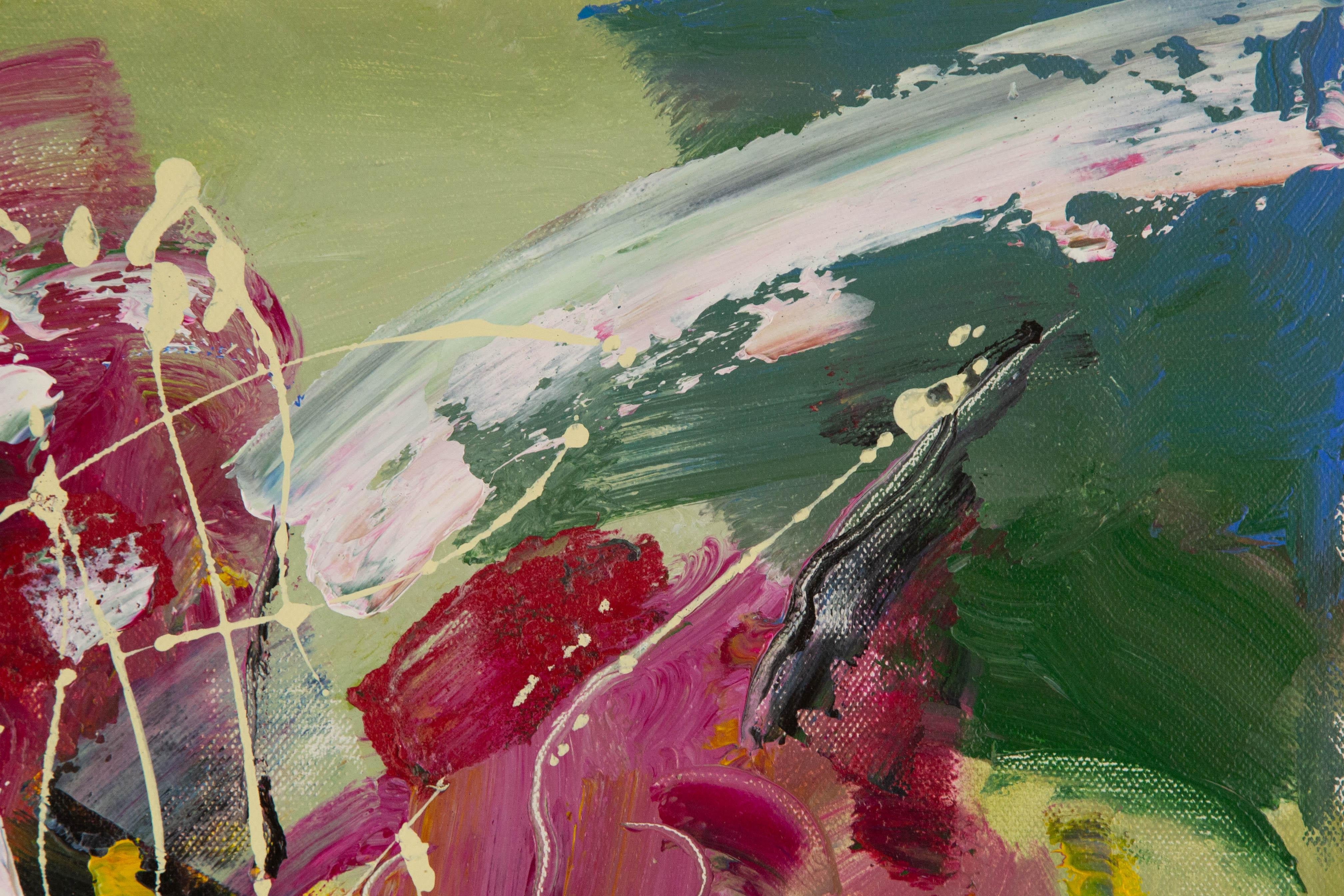 Qiang Li Abstract Original Oil On Canvas 