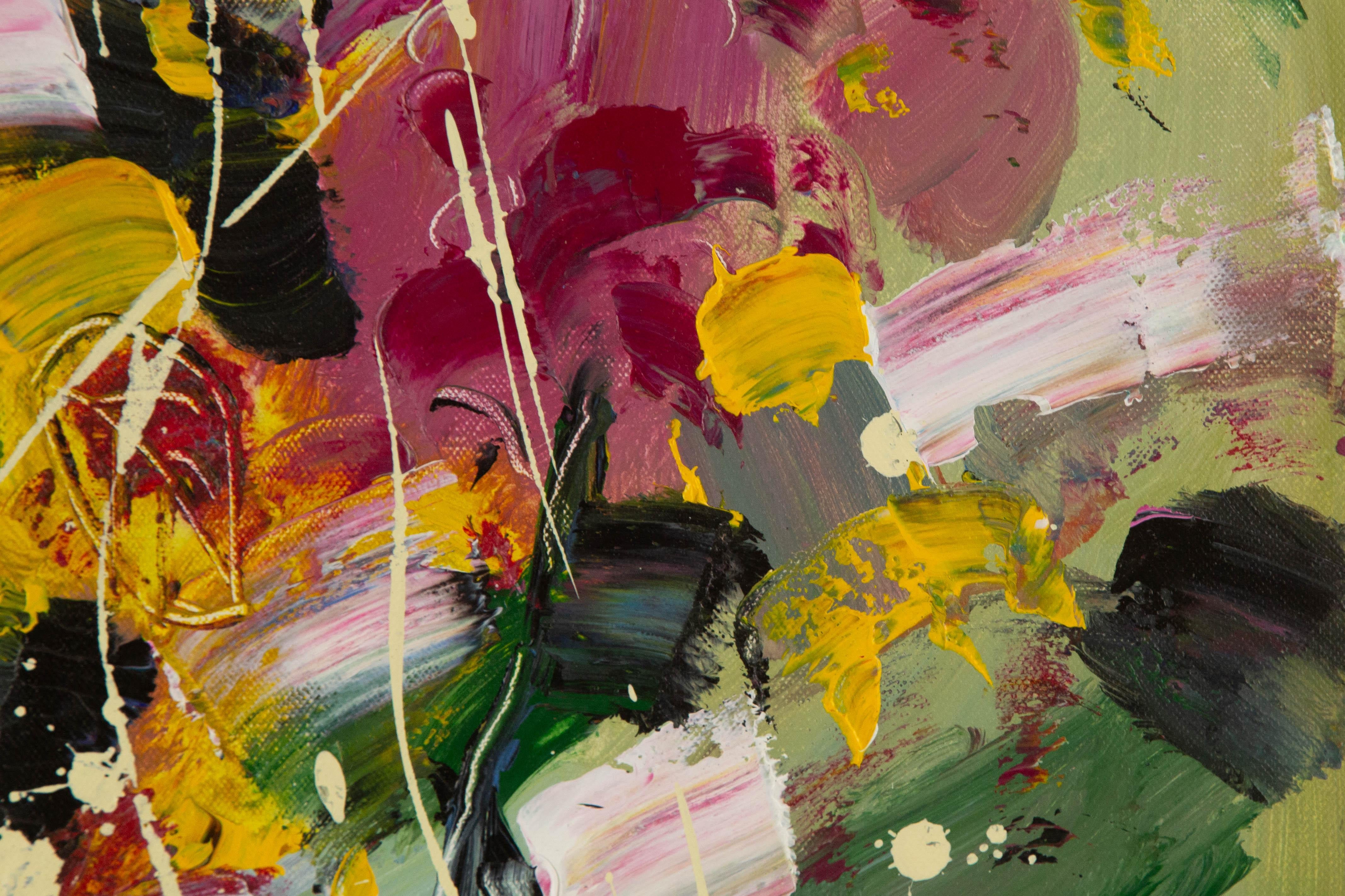 Qiang Li Abstract Original Oil On Canvas 