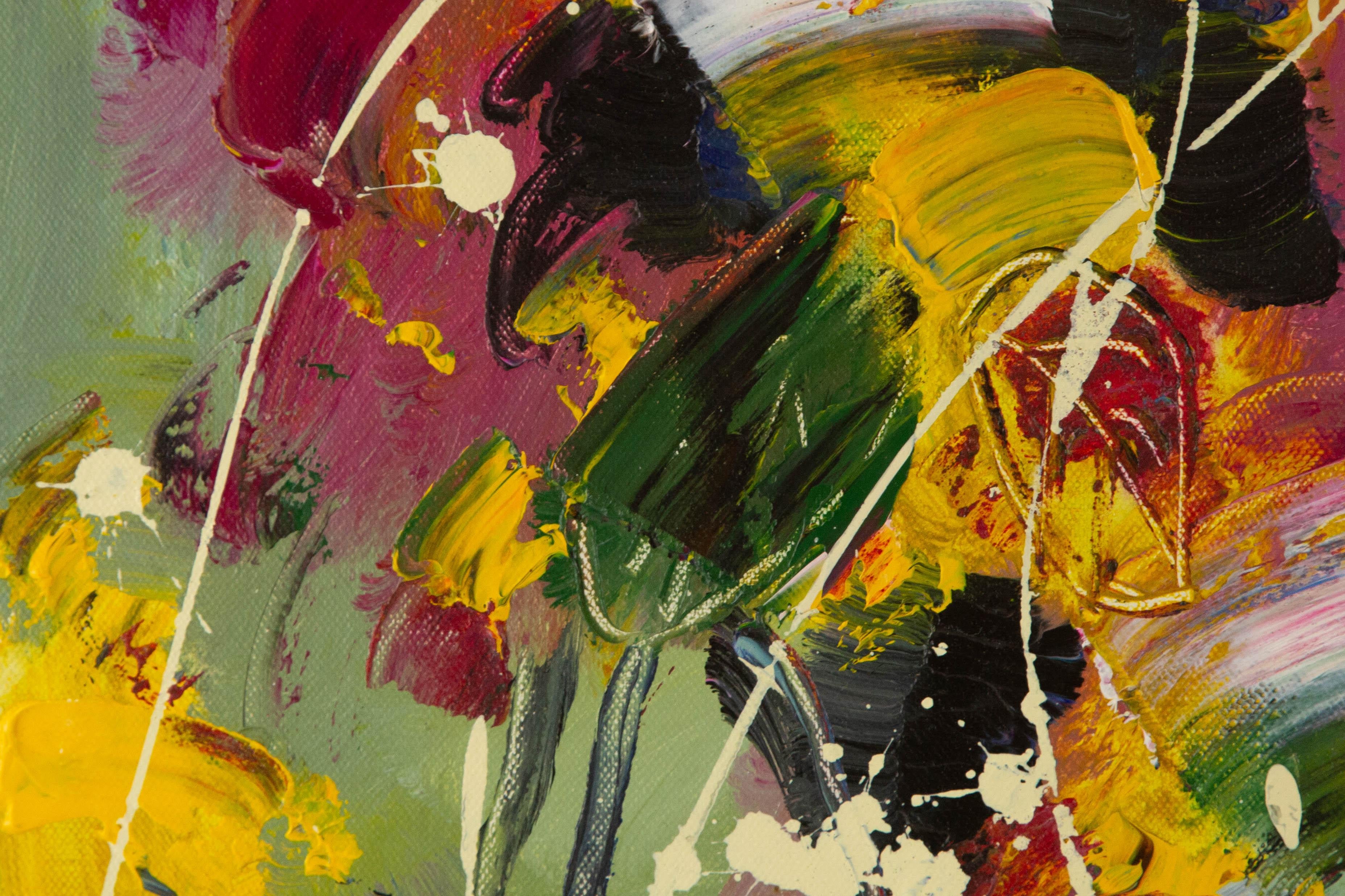 Qiang Li Abstract Original Oil On Canvas 