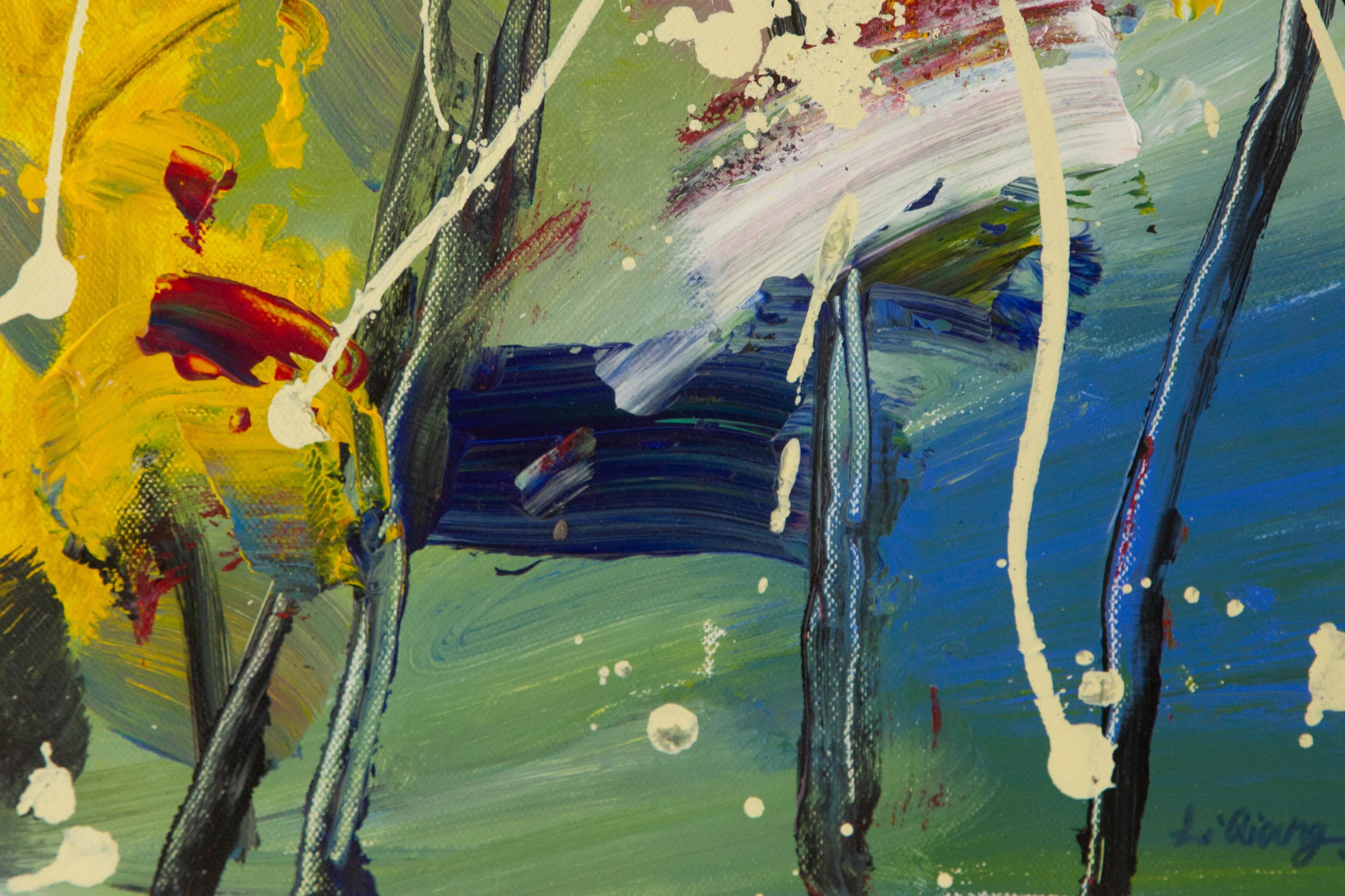 Qiang Li Abstract Original Oil On Canvas 