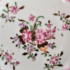 Qianlong Chinese Export Orphaned Porcelain Saucer, Famille Rose, 1736-1795