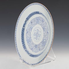 Qianlong Period Blue and White Charger 1736-1795
