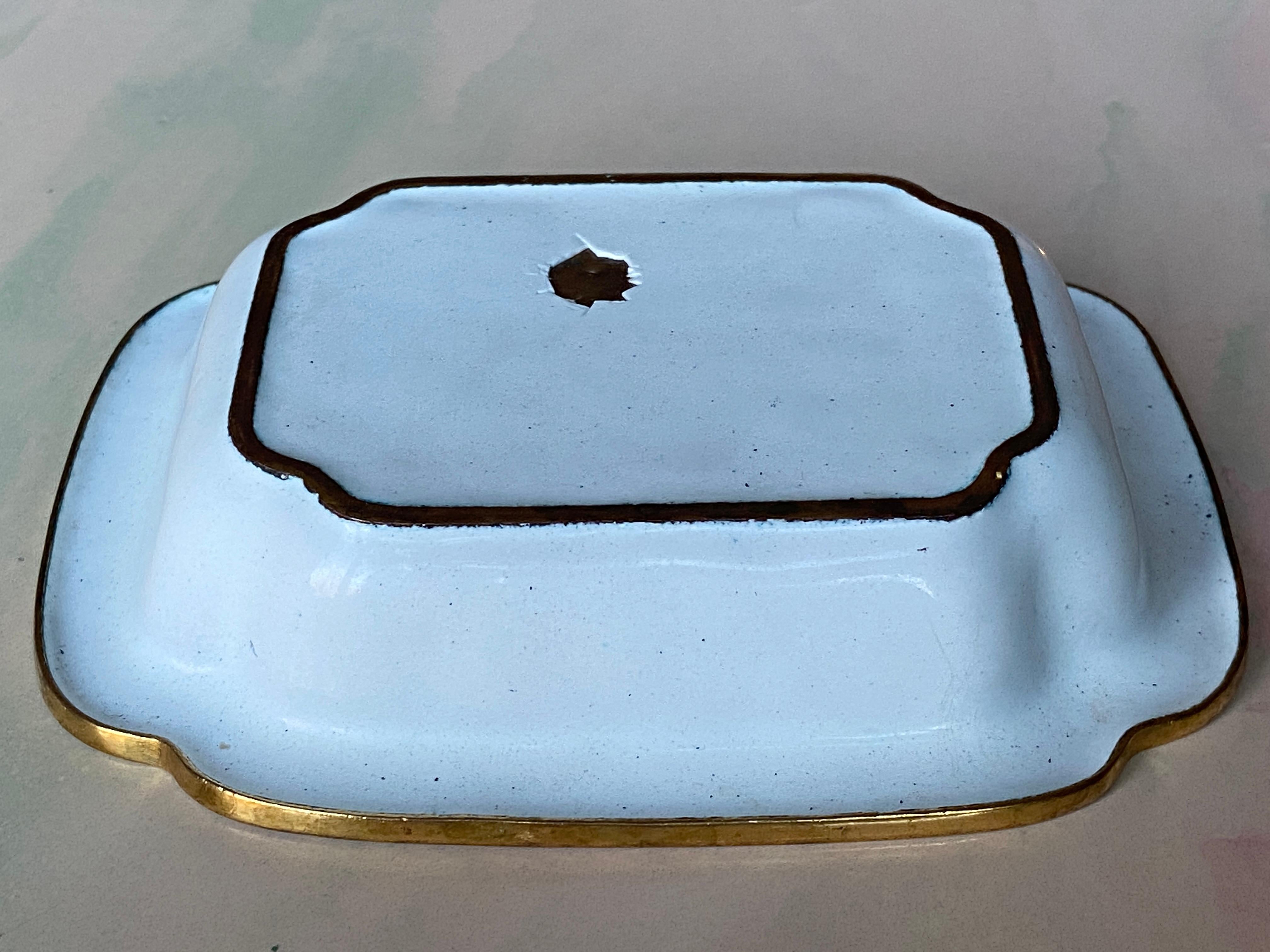 Qianlong period Canton Enamel Square Dish with Dragon, China Late 18th Century For Sale 7