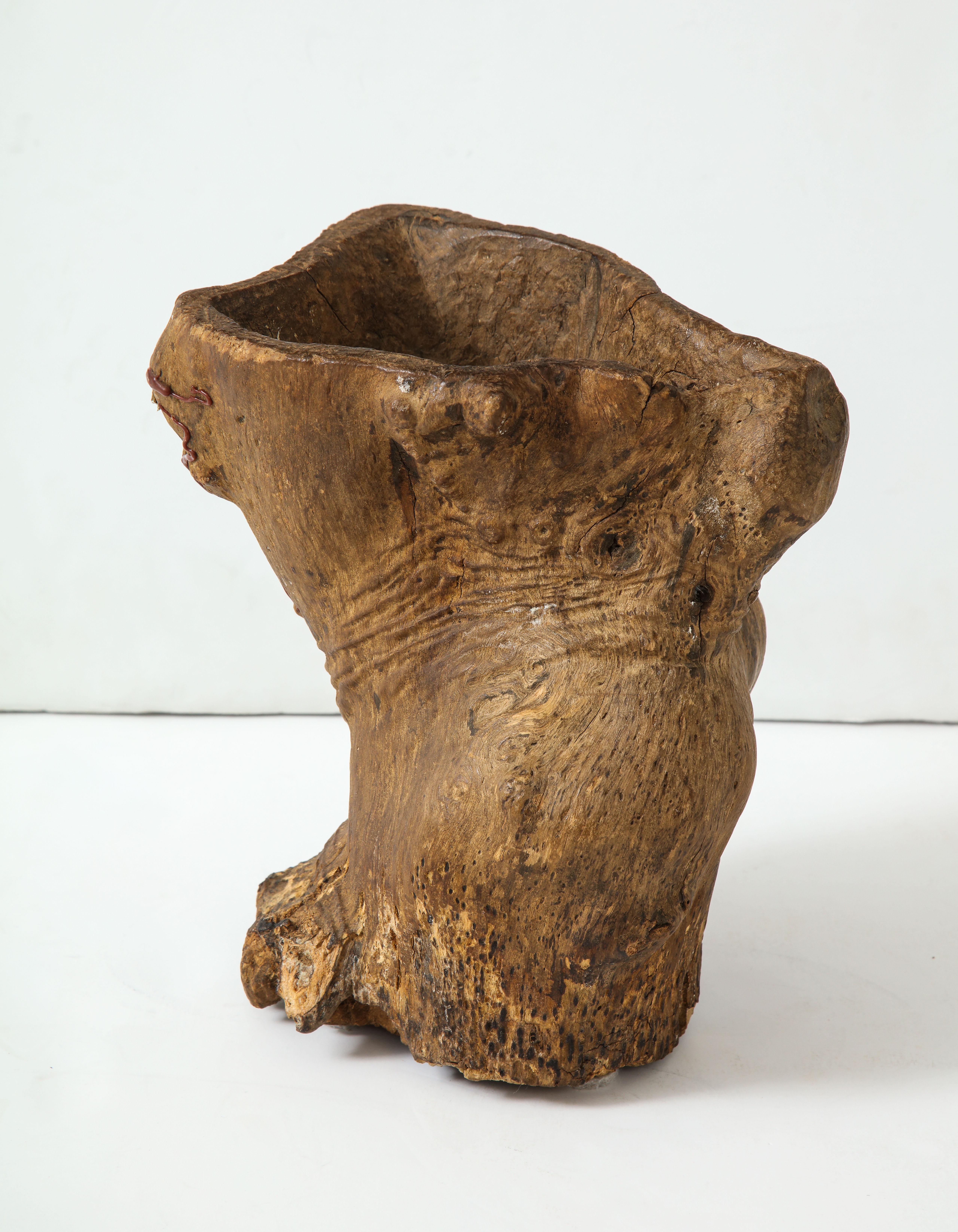 Cinese Vaso in radica della dinastia Qing 'Scholars Pot', Cina in vendita