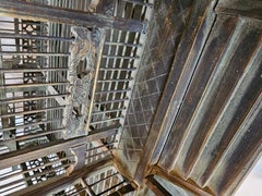 Qing dynasty 2 tier pagoda birdcage