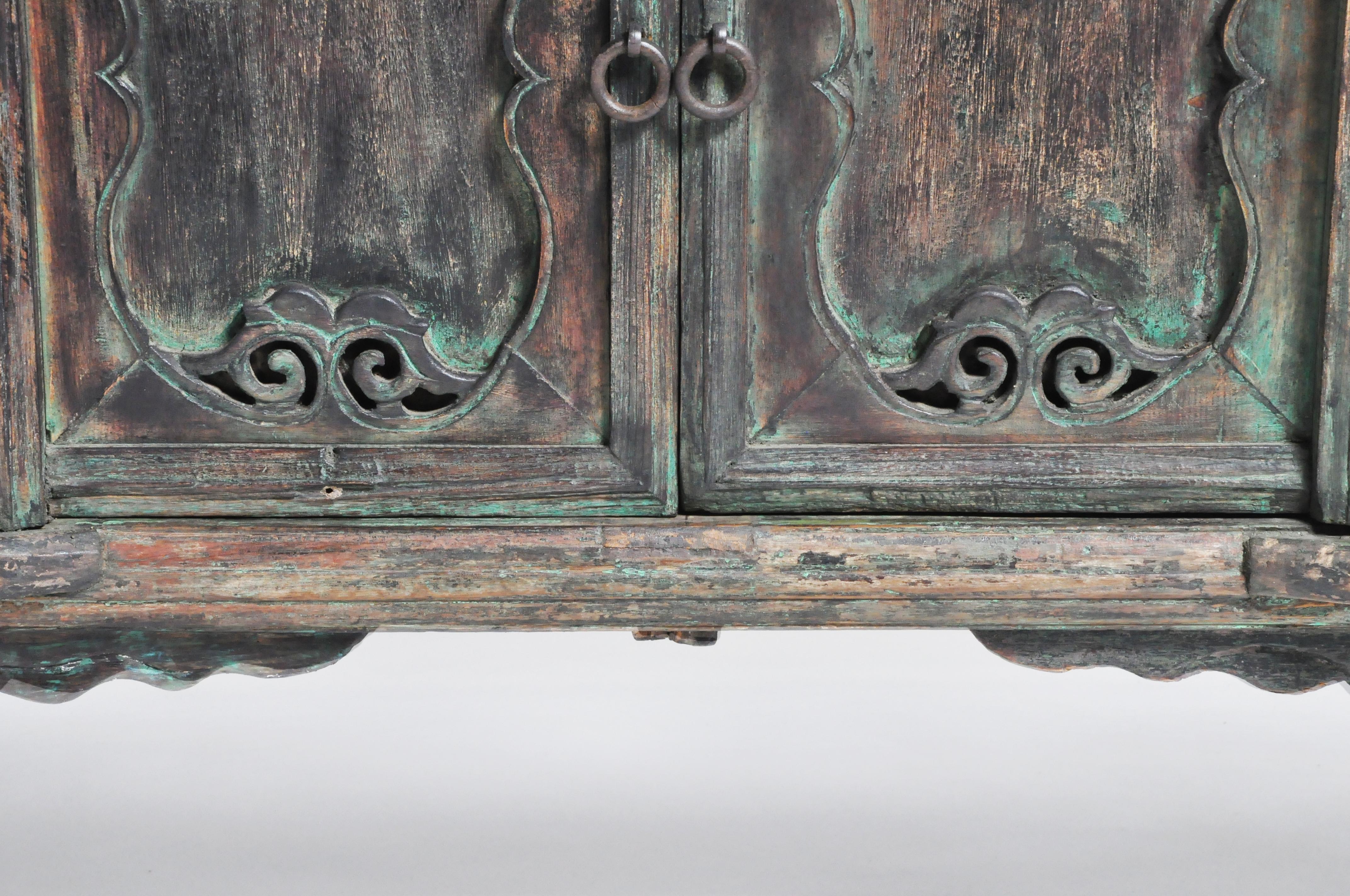 Qing Dynasty Altar Coffer with Four Drawers & Original Patina 6