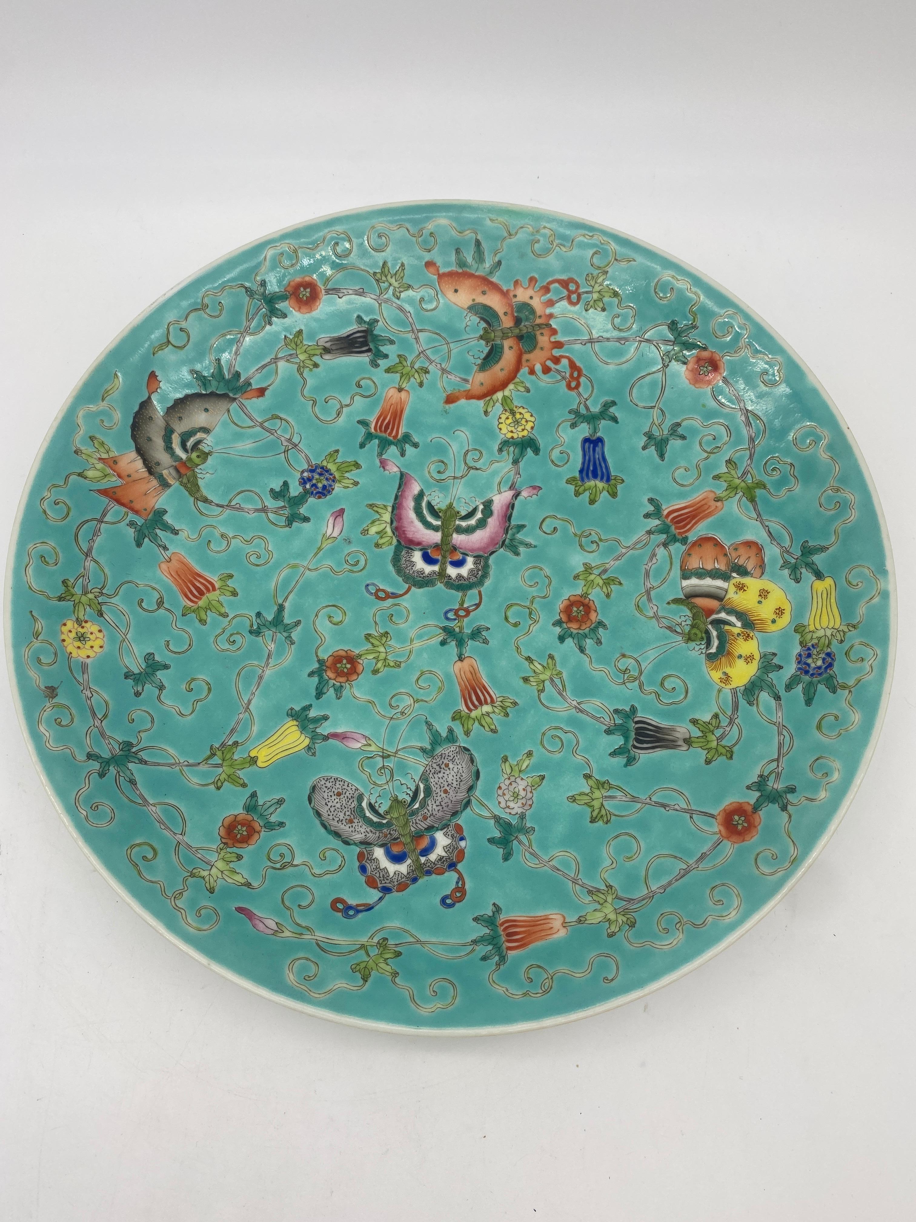 Qing Dynasty Antique Chinese Porcelain Plate 4