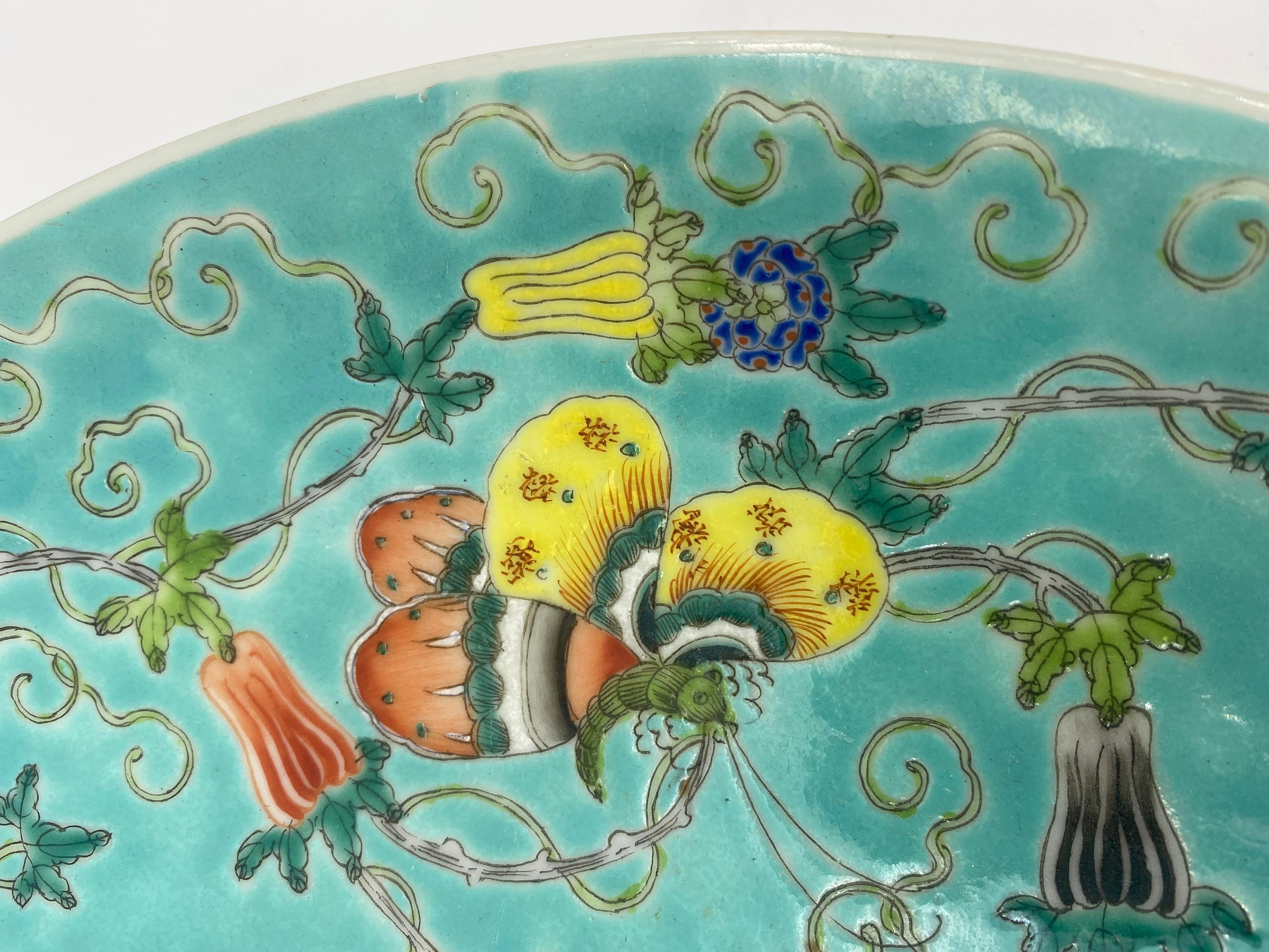 Qing Dynasty Antique Chinese Porcelain Plate 5
