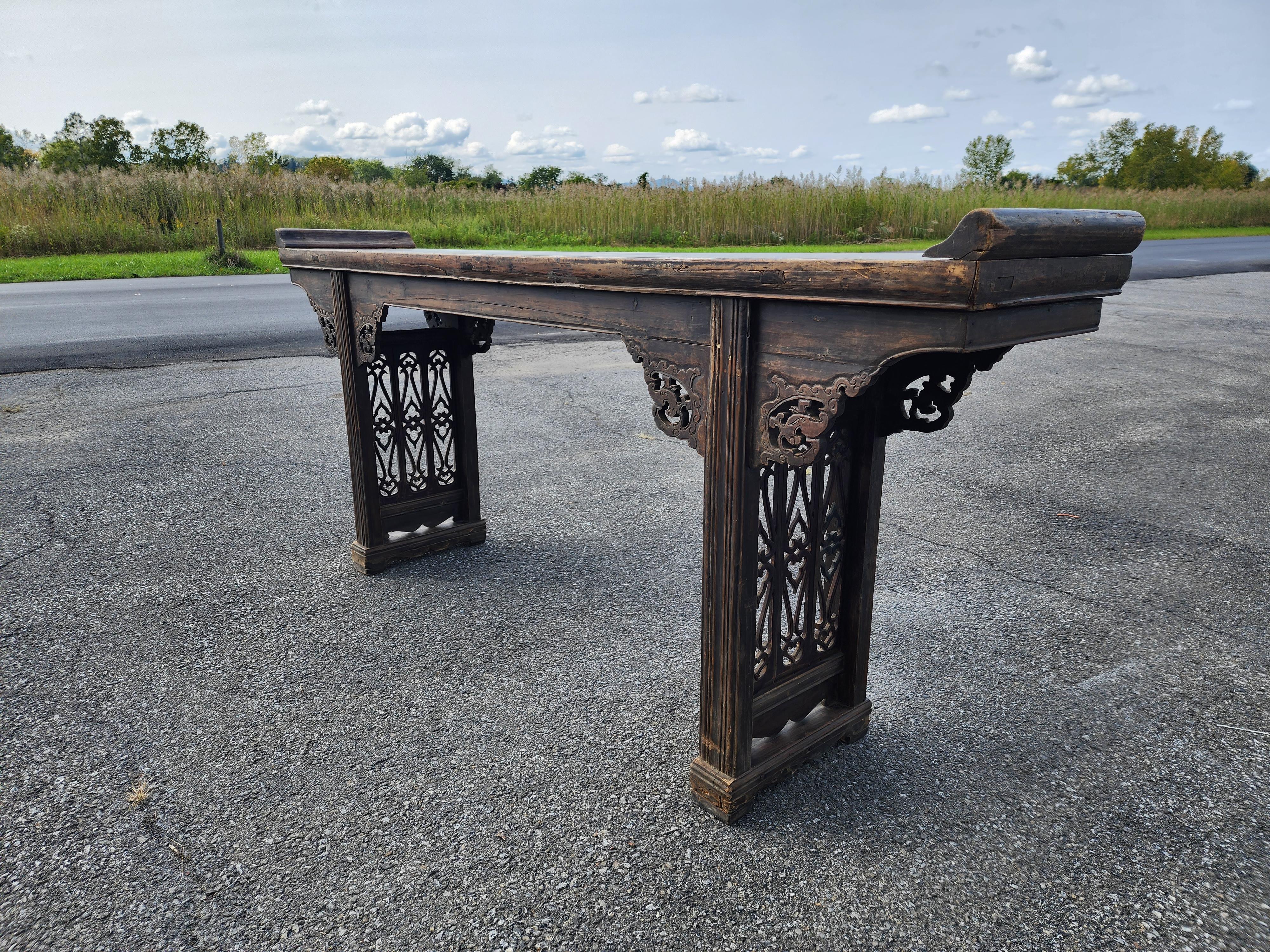 Qing Dynasty Chinese Altar Table For Sale 7