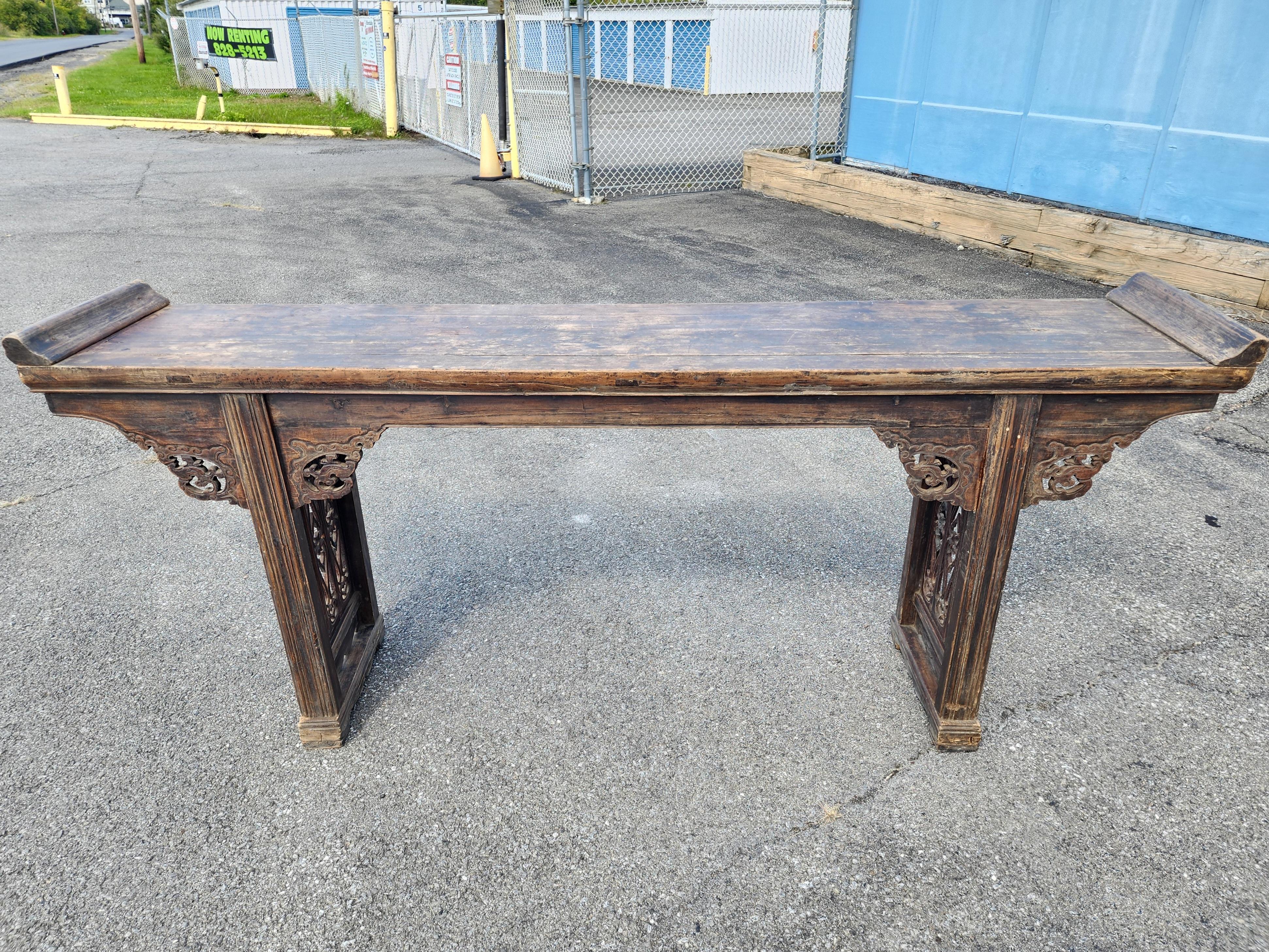 19th Century Qing Dynasty Chinese Altar Table For Sale