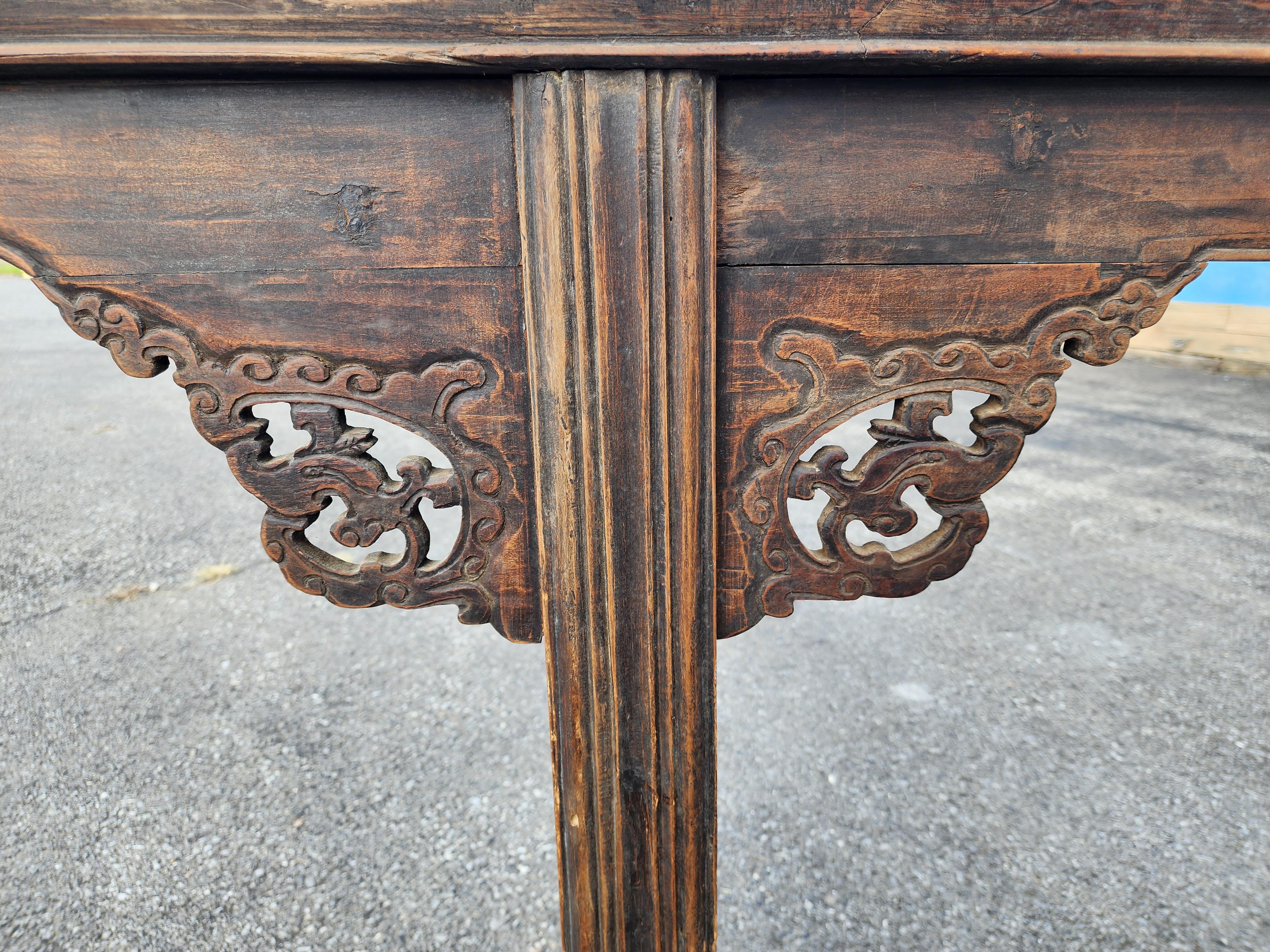 Qing Dynasty Chinese Altar Table For Sale 2