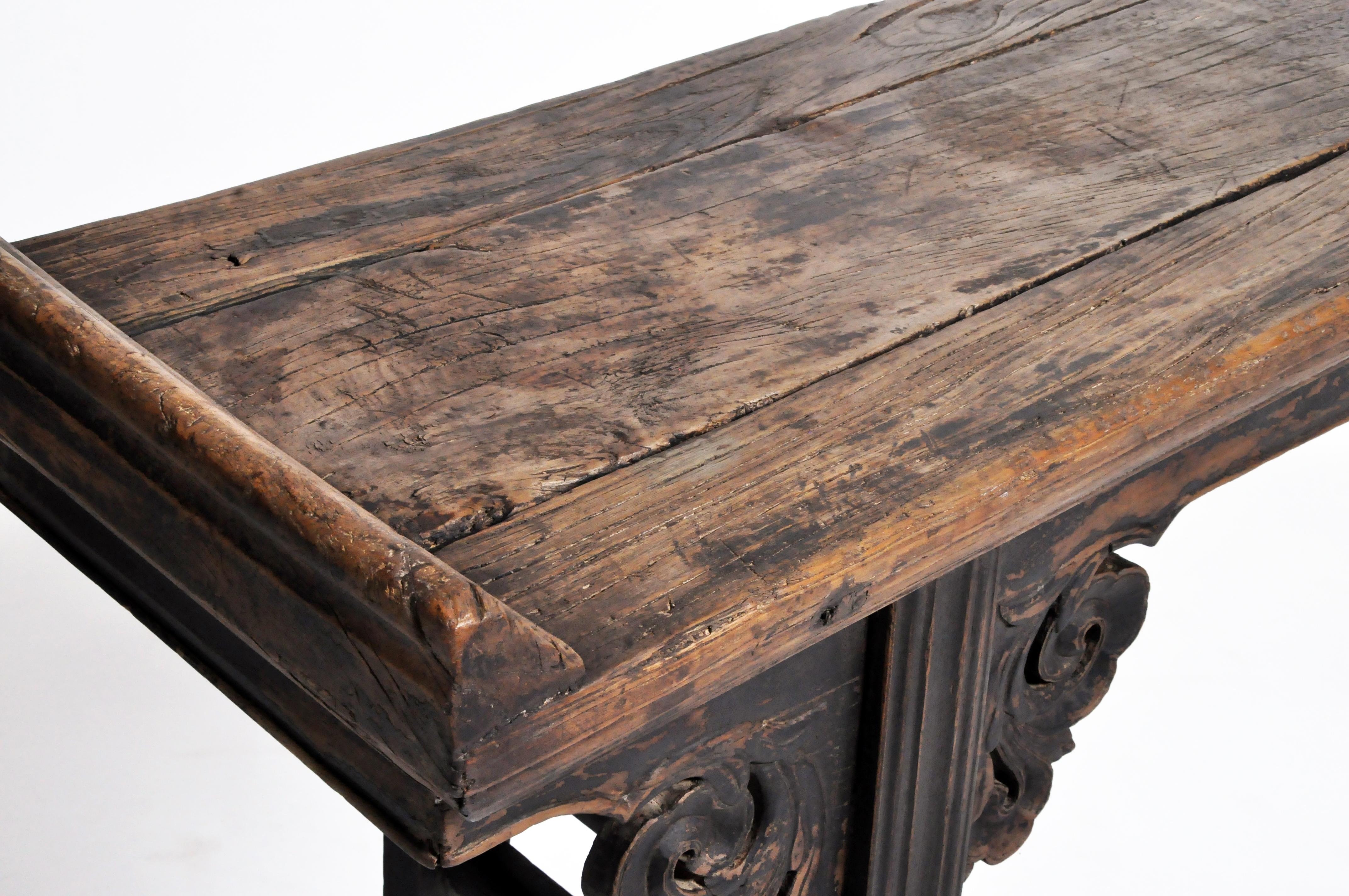 Qing Dynasty Chinese Altar Table 4